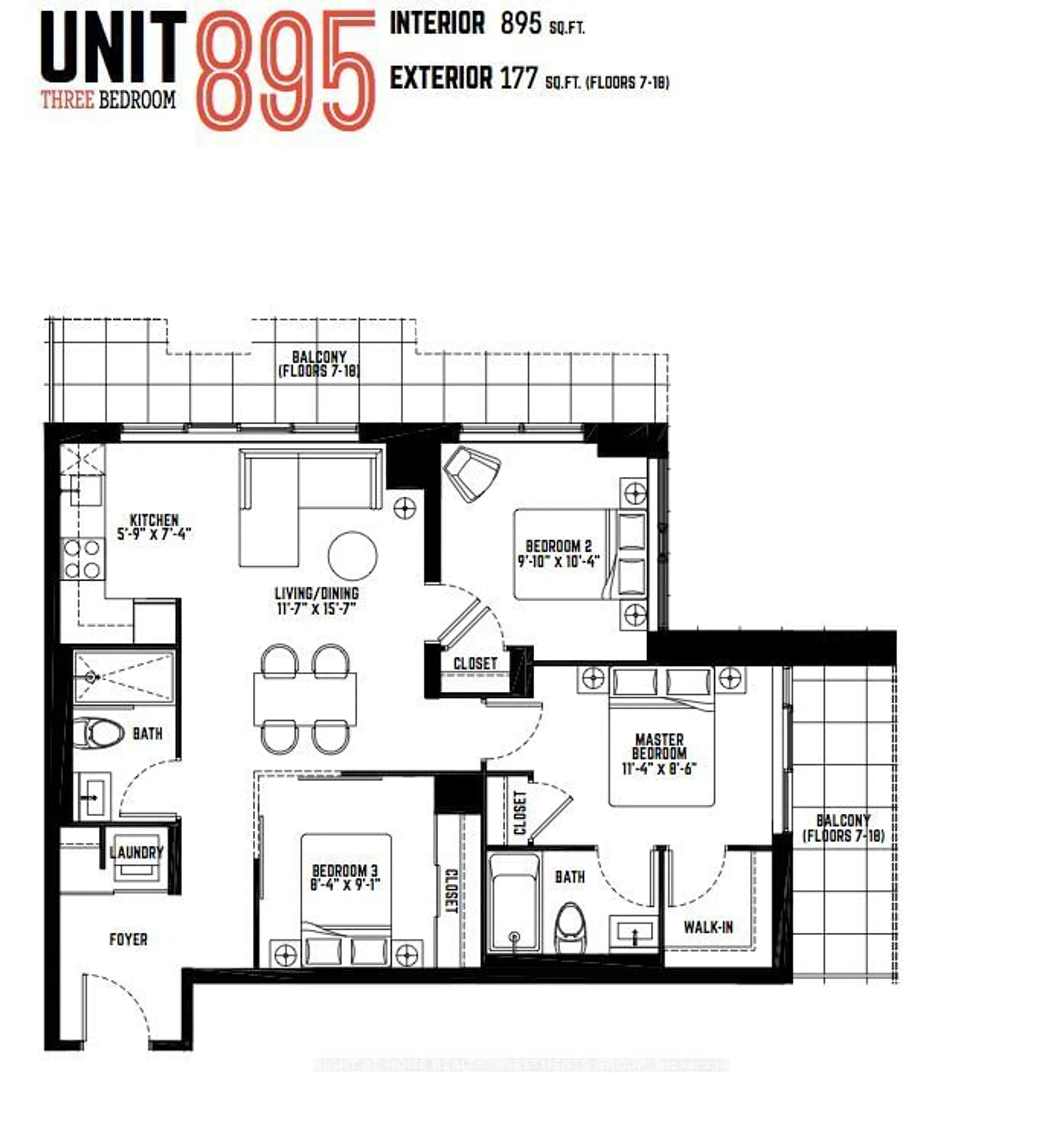 Floor plan for 120 Parliament St #1208, Toronto Ontario M5A 0N6