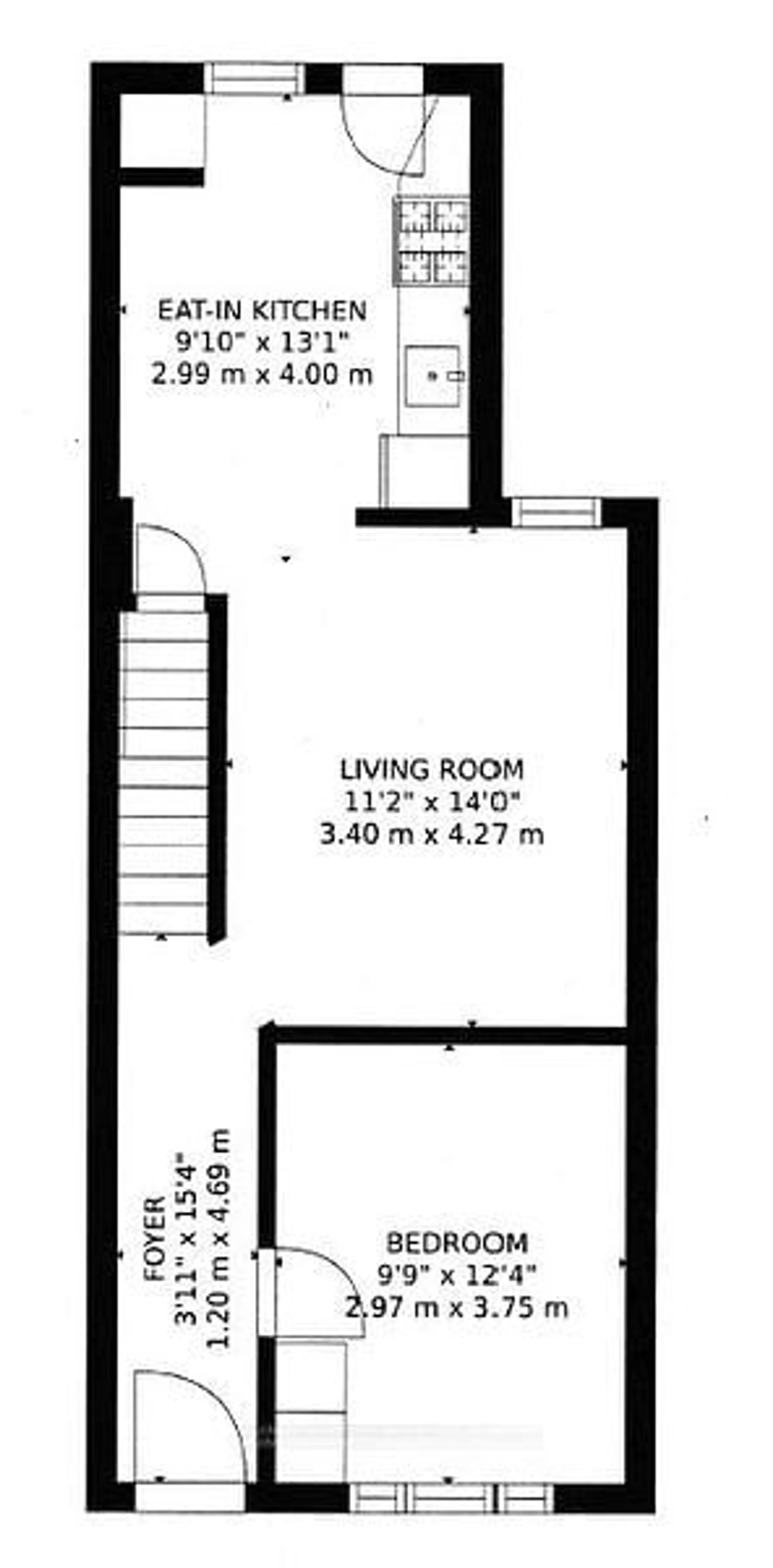 Floor plan for 1057 Bathurst St, Toronto Ontario M5R 3G8