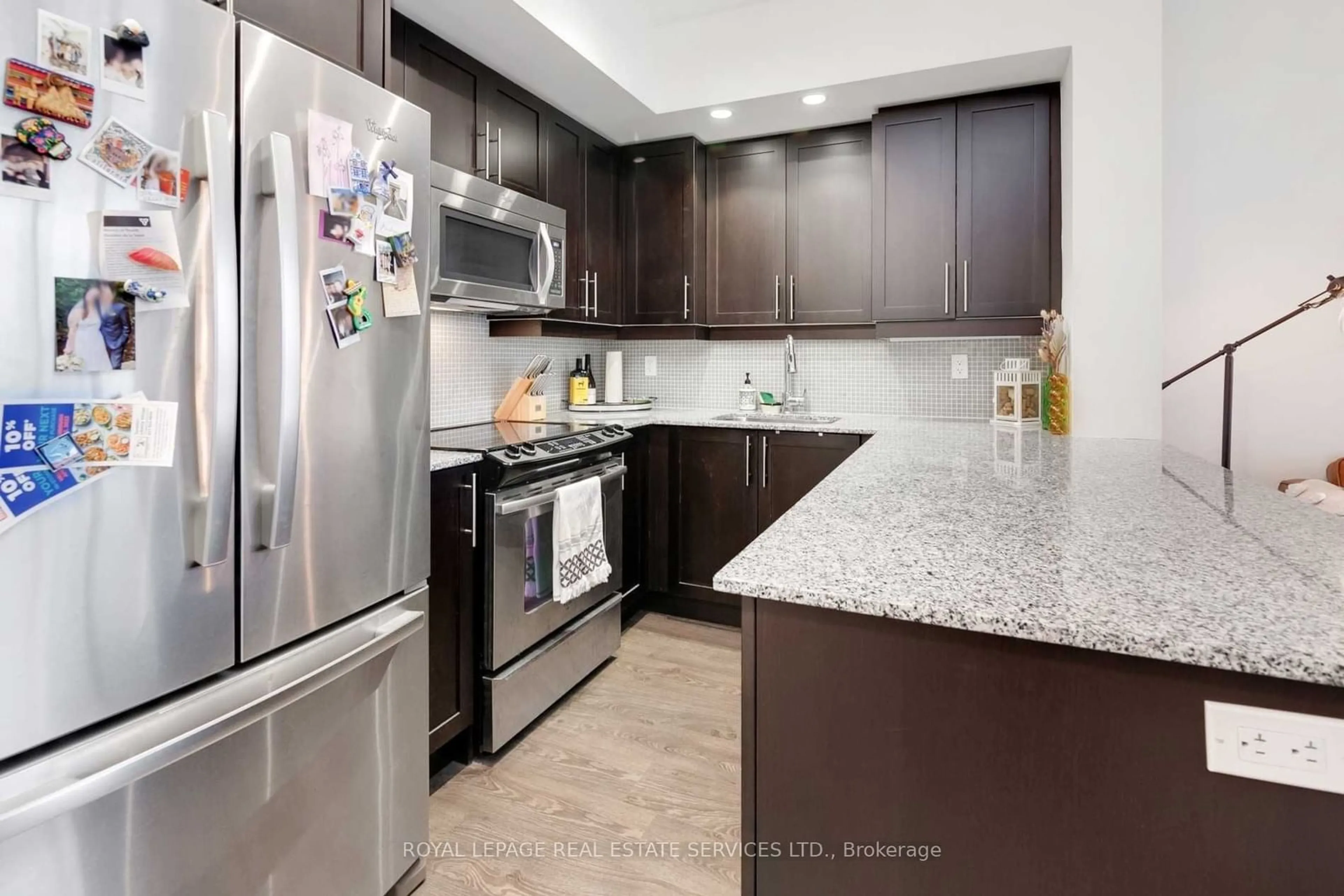 Open concept kitchen, ceramic/tile floor for 85 East Liberty St #309, Toronto Ontario M6K 0A2