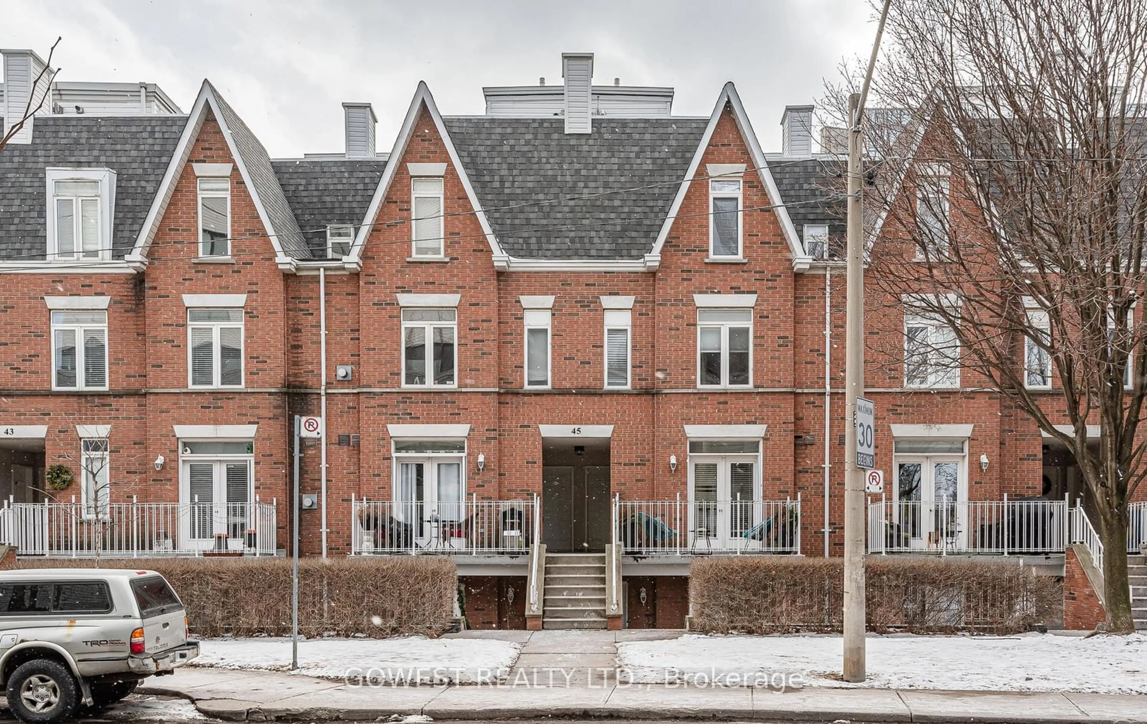 Home with brick exterior material, street for 45 Sudbury St #4505, Toronto Ontario M6J 3W6