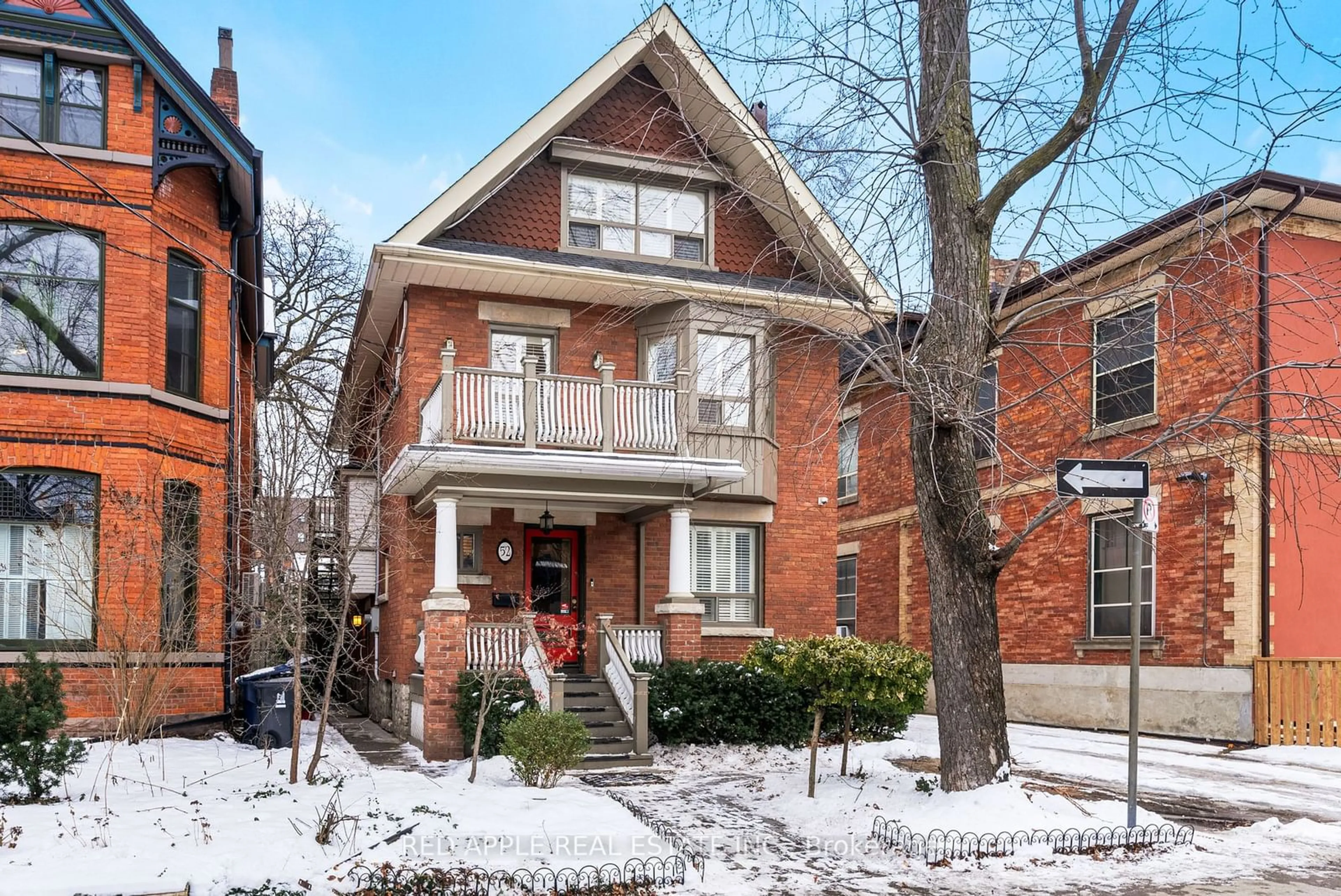 Home with brick exterior material, street for 52 Rose Ave, Toronto Ontario M4X 1N9