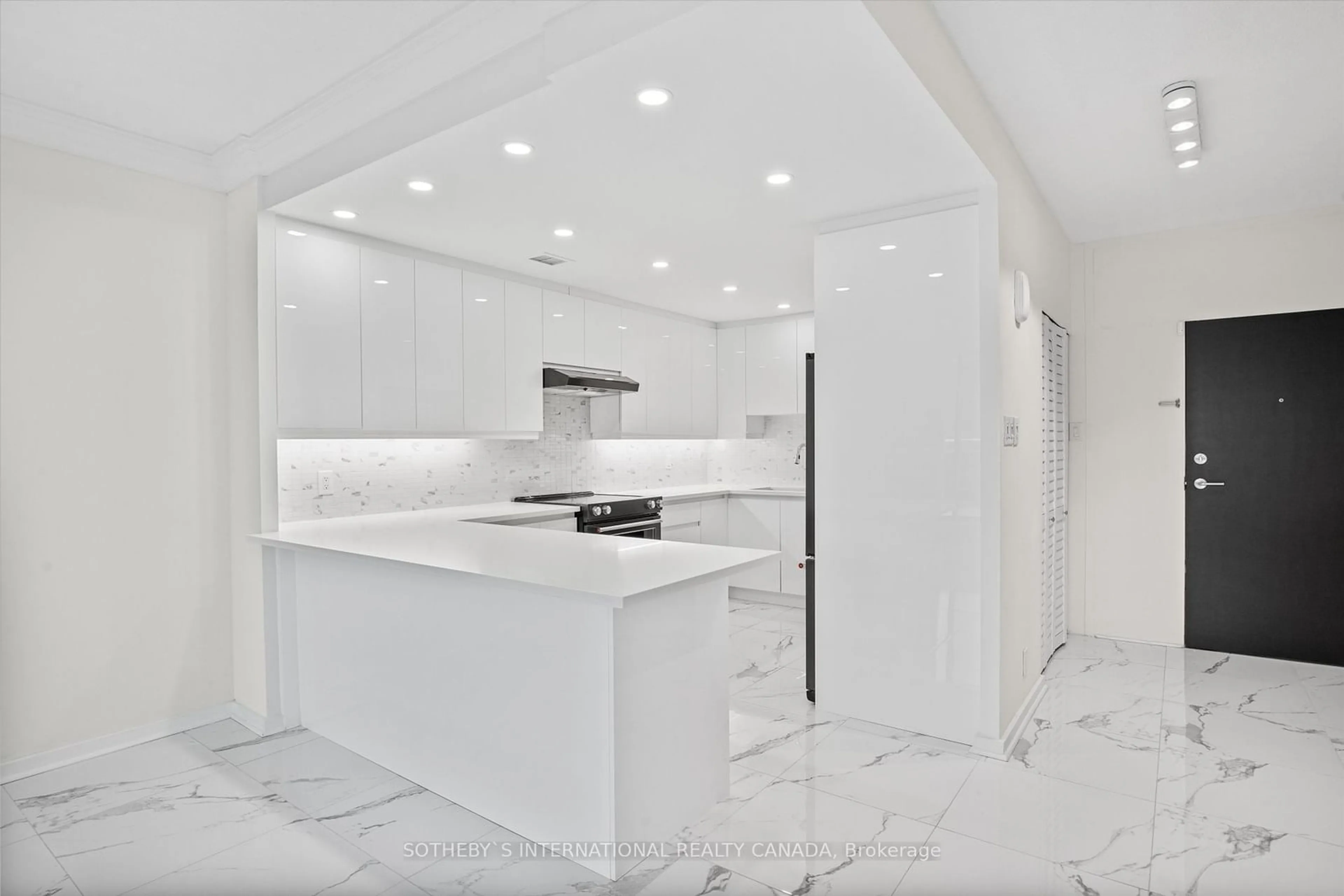 Contemporary kitchen, ceramic/tile floor for 55A Avenue Rd #408, Toronto Ontario M5A 2G3