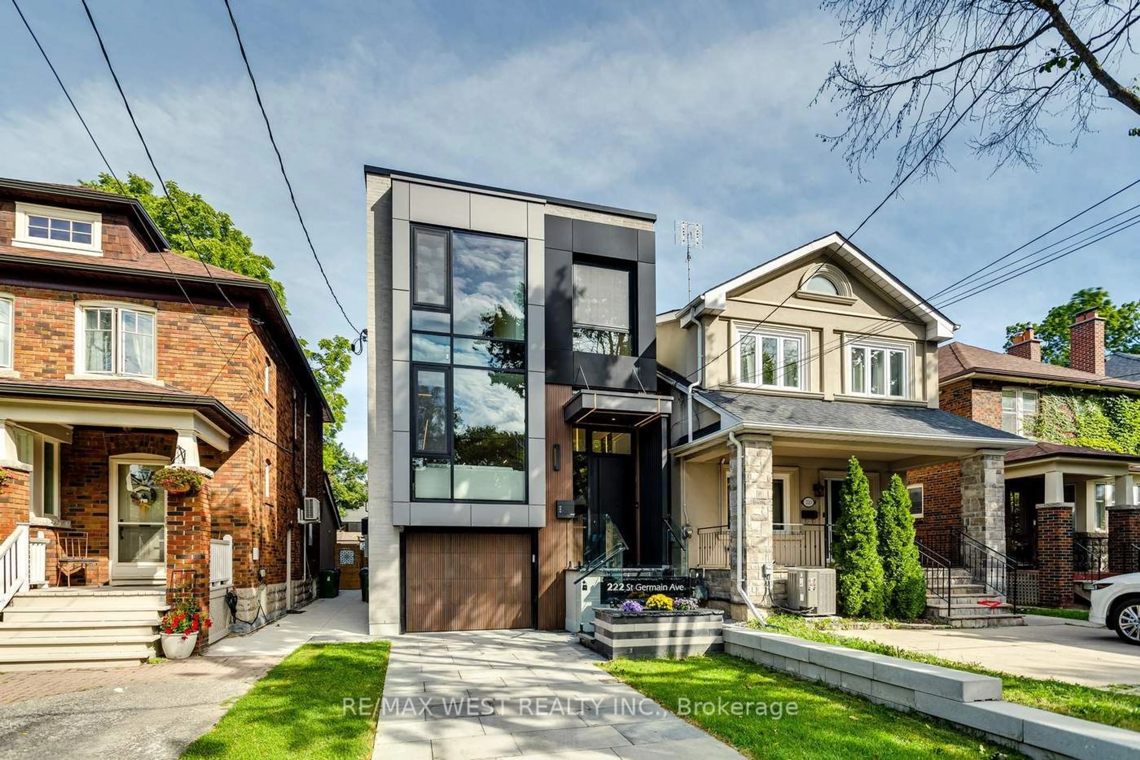 Home with brick exterior material, street for 222 St Germain Ave, Toronto Ontario M5M 1W1