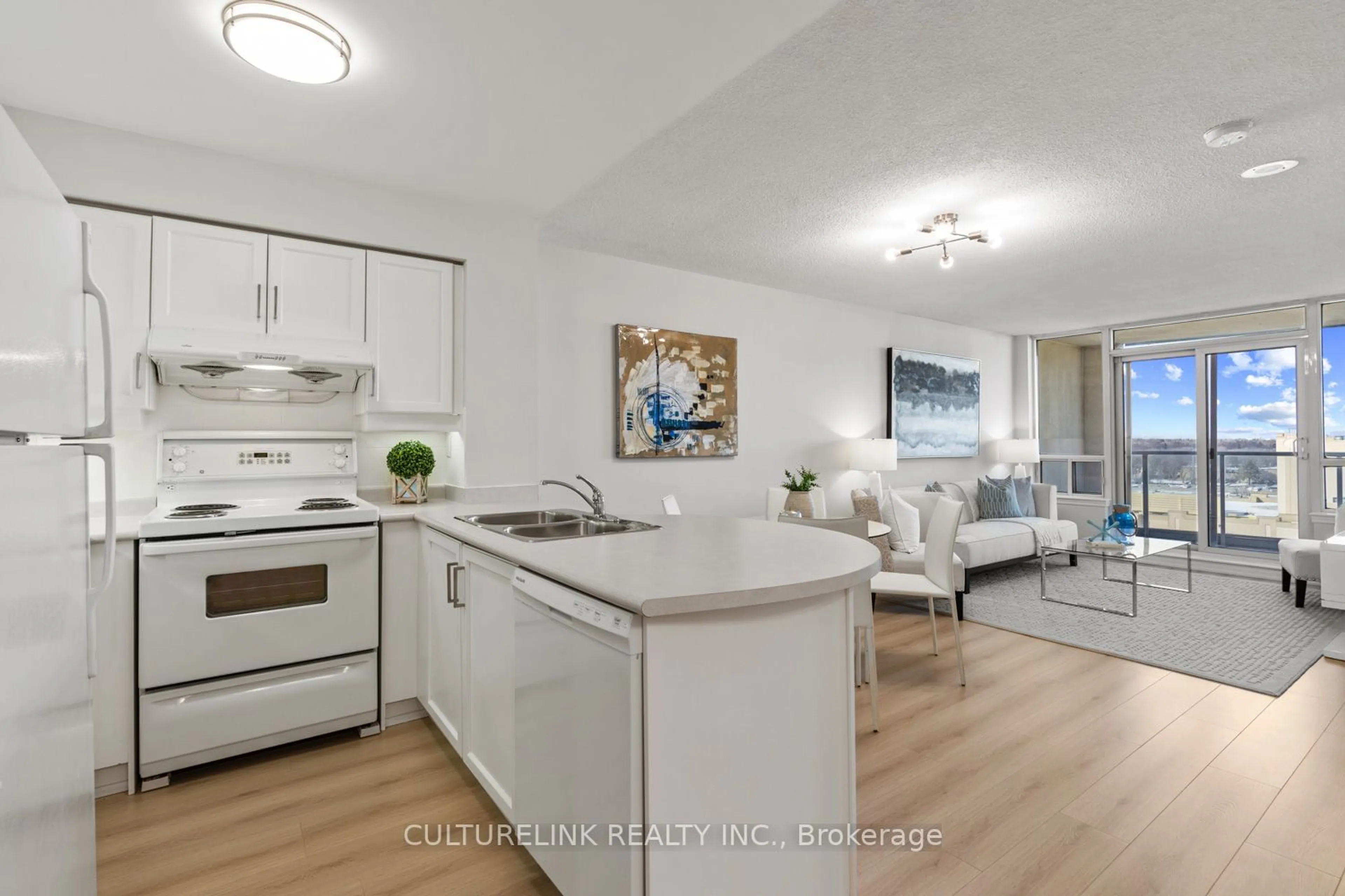 Open concept kitchen, unknown for 2 Rean Dr #1103, Toronto Ontario M2K 3B8