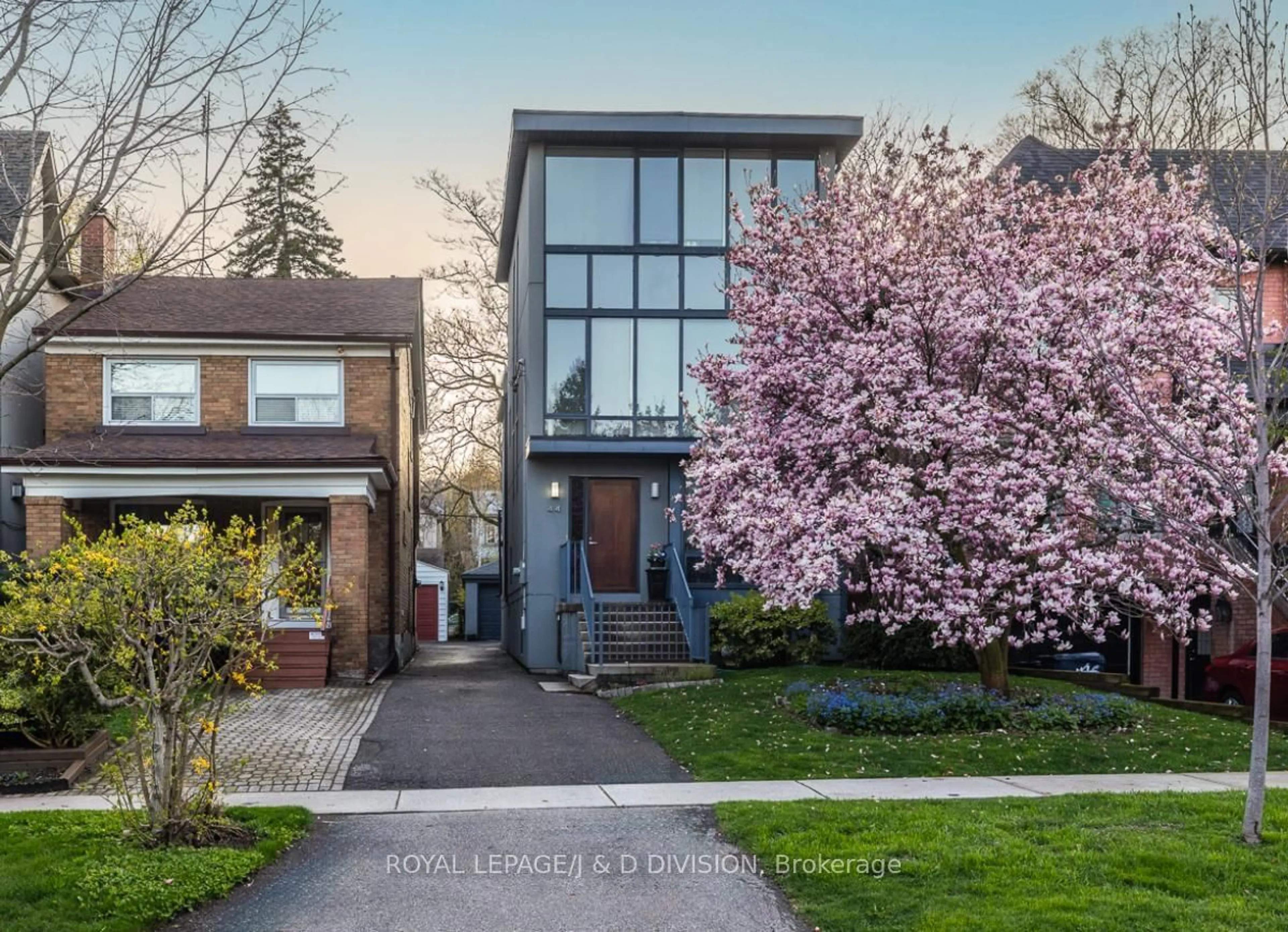 Home with brick exterior material, street for 44 Standish Ave, Toronto Ontario M4W 3B1