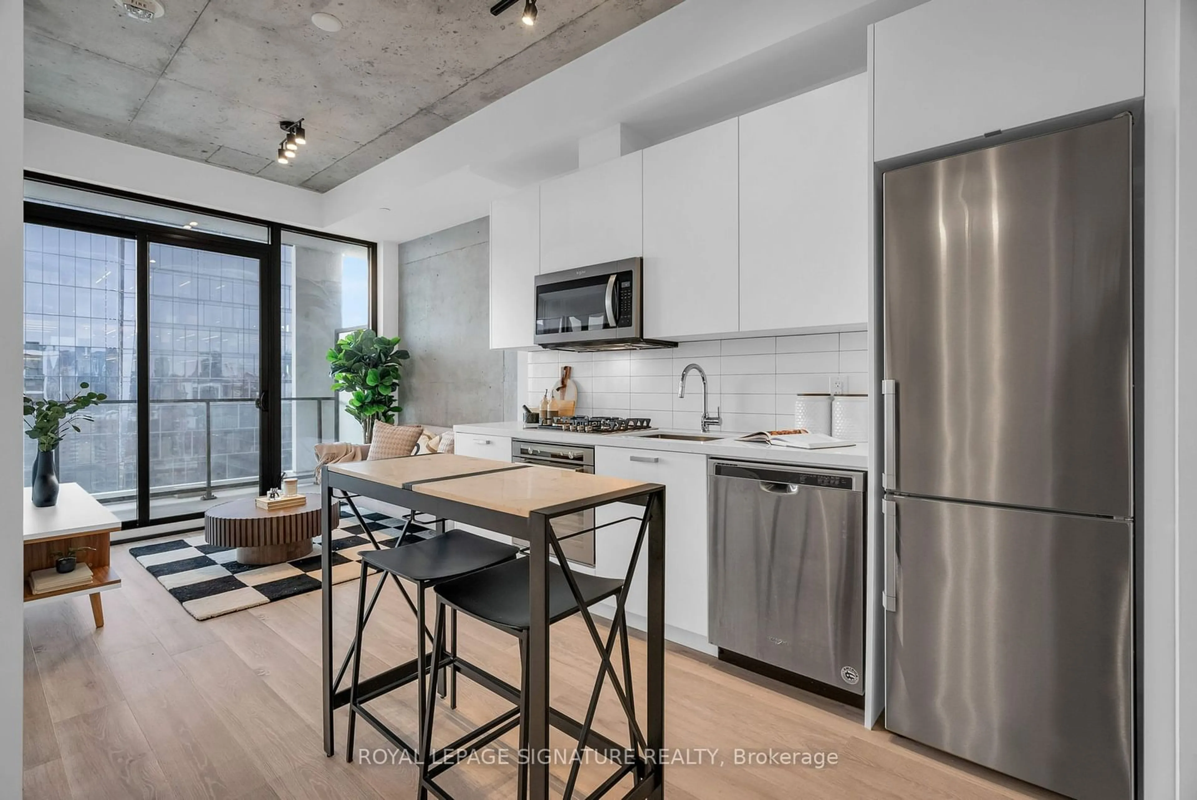 Open concept kitchen, unknown for 55 Ontario St #2207, Toronto Ontario M5A 0T8