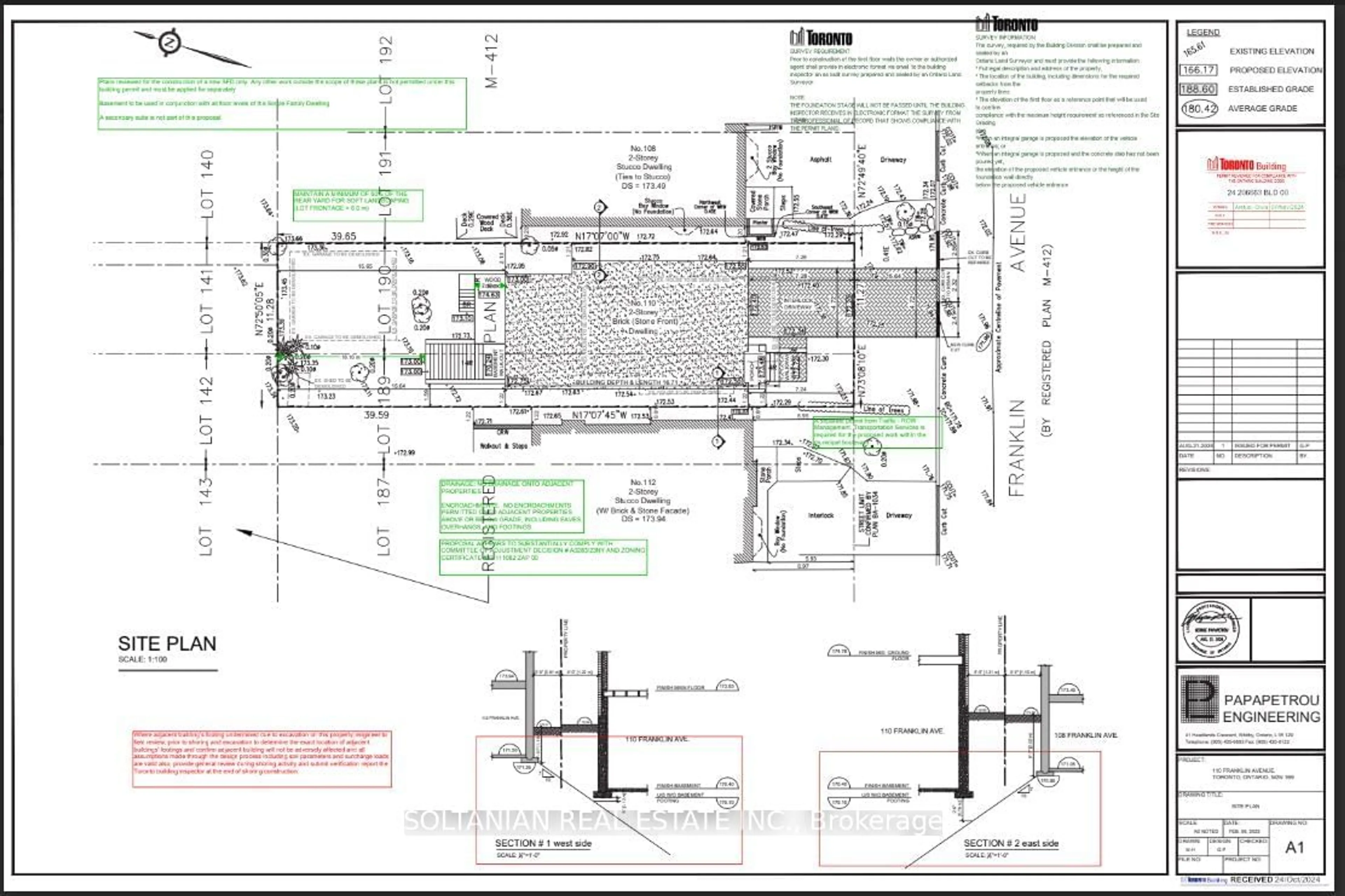 Floor plan for 110 Franklin Ave, Toronto Ontario M2N 1B9