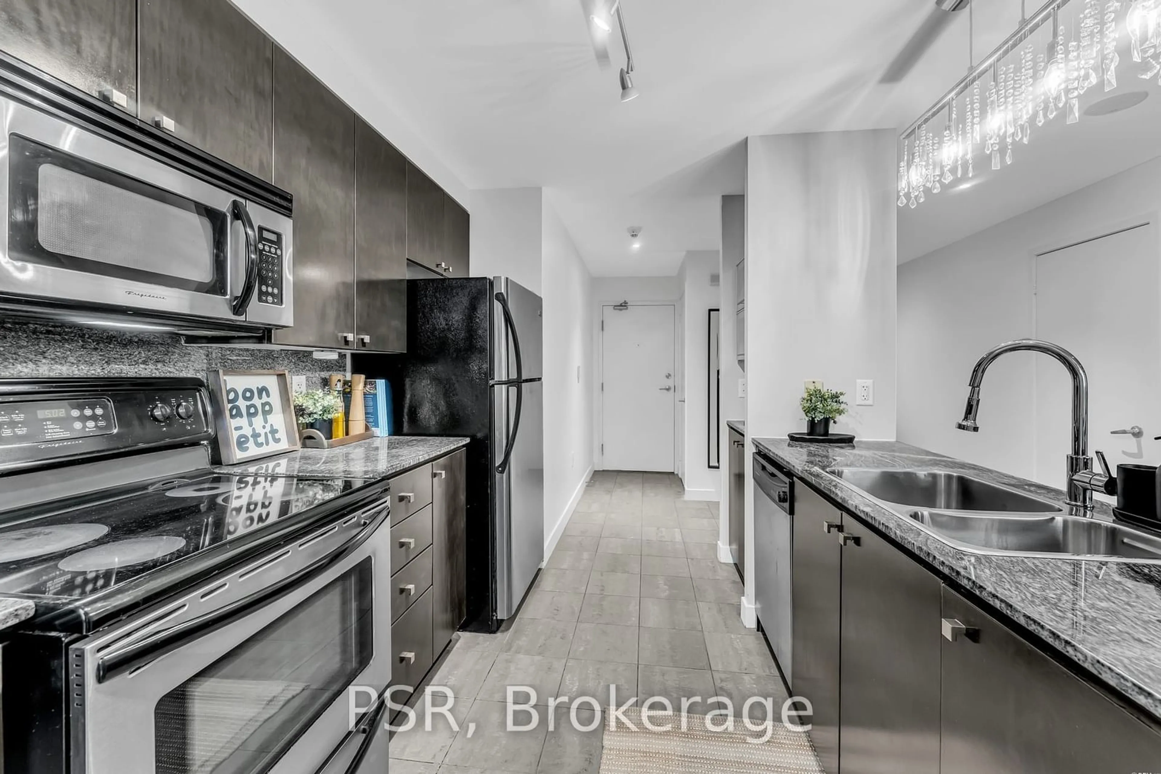 Open concept kitchen, unknown for 11 Brunel Crt #5503, Toronto Ontario M5V 3Y3