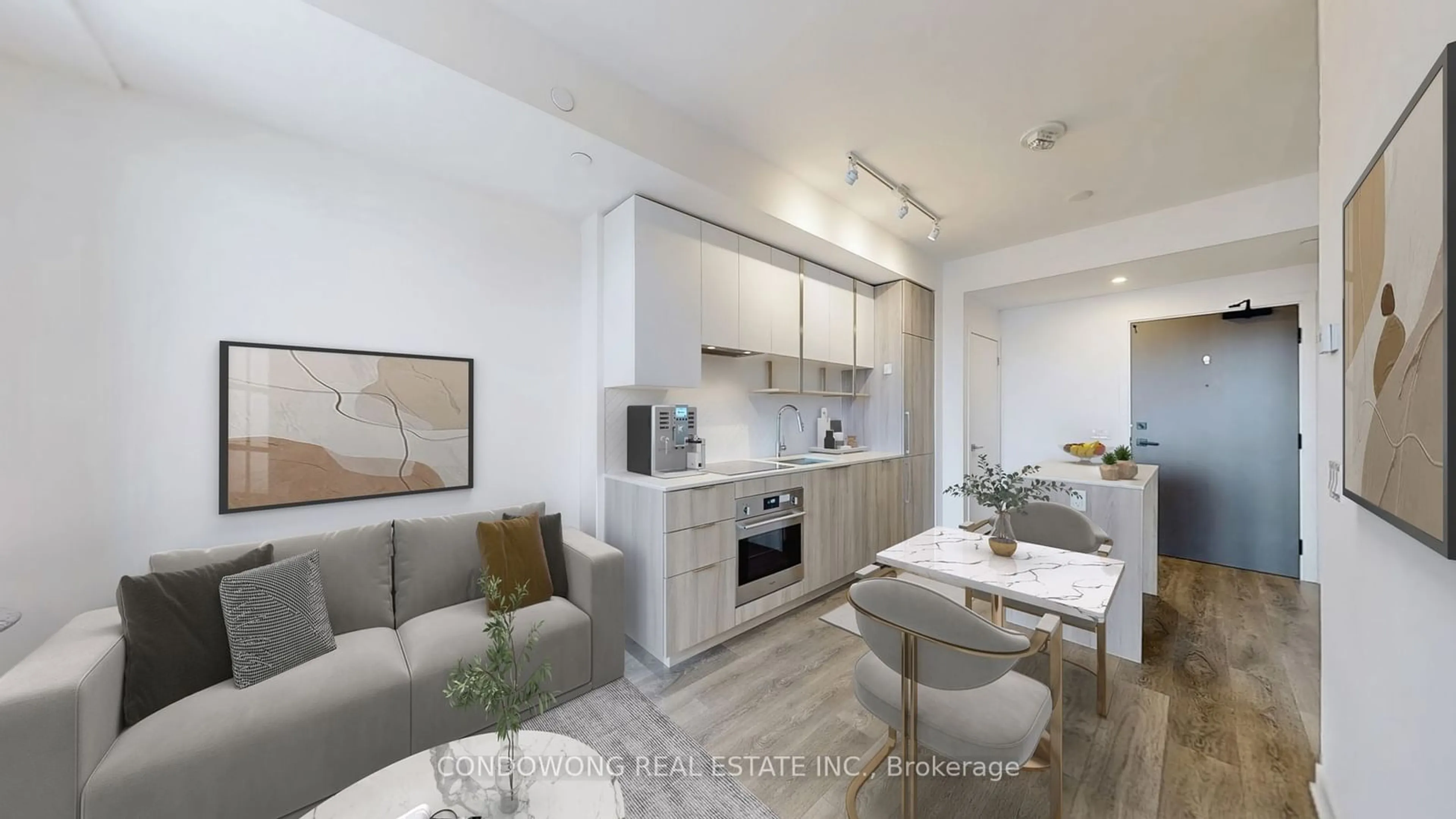 Open concept kitchen, unknown for 15 Holmes Ave #2807, Toronto Ontario M2N 0L4