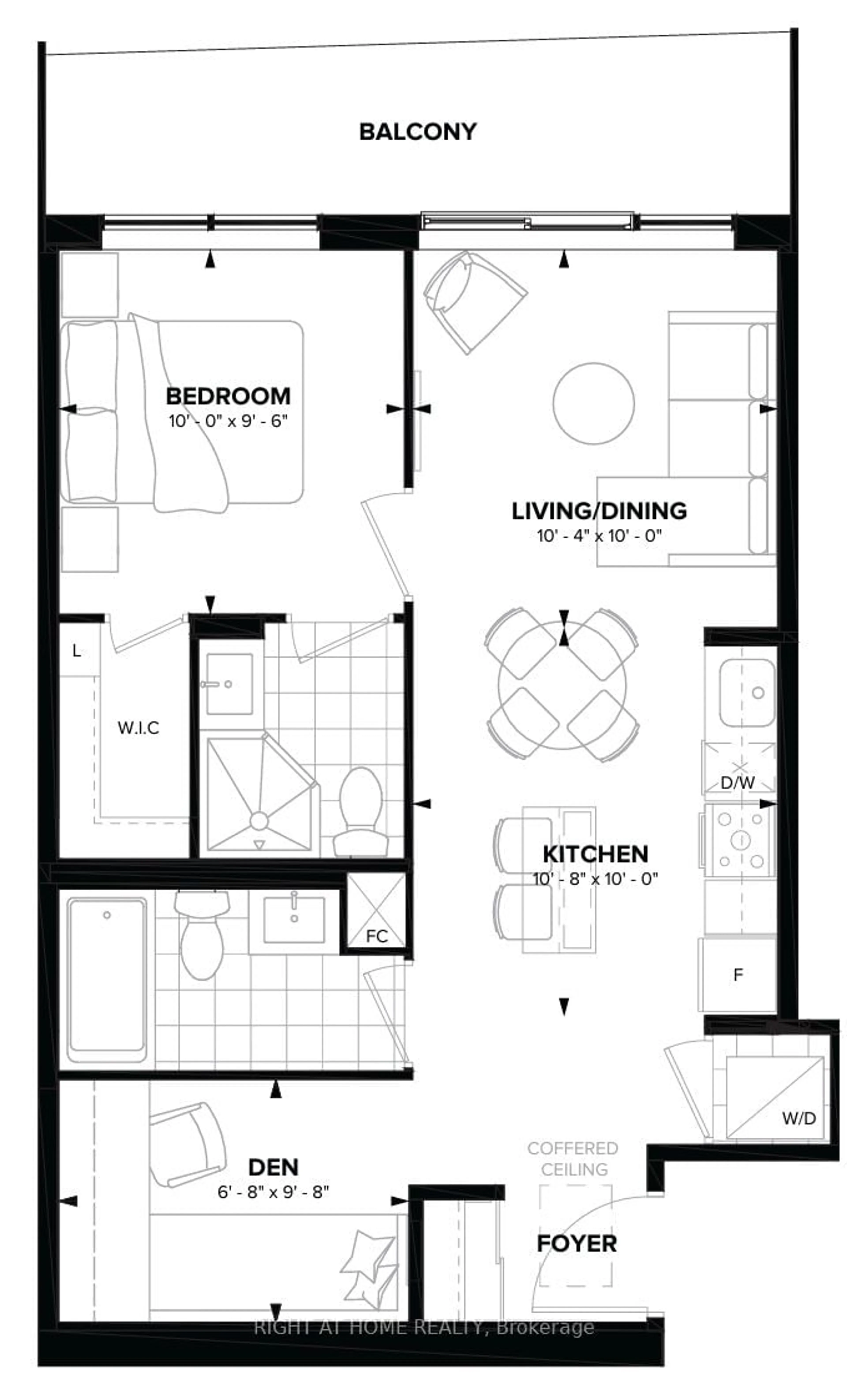 Floor plan for 15 Ellerslie Ave #LPH07, Toronto Ontario M2N 0E7