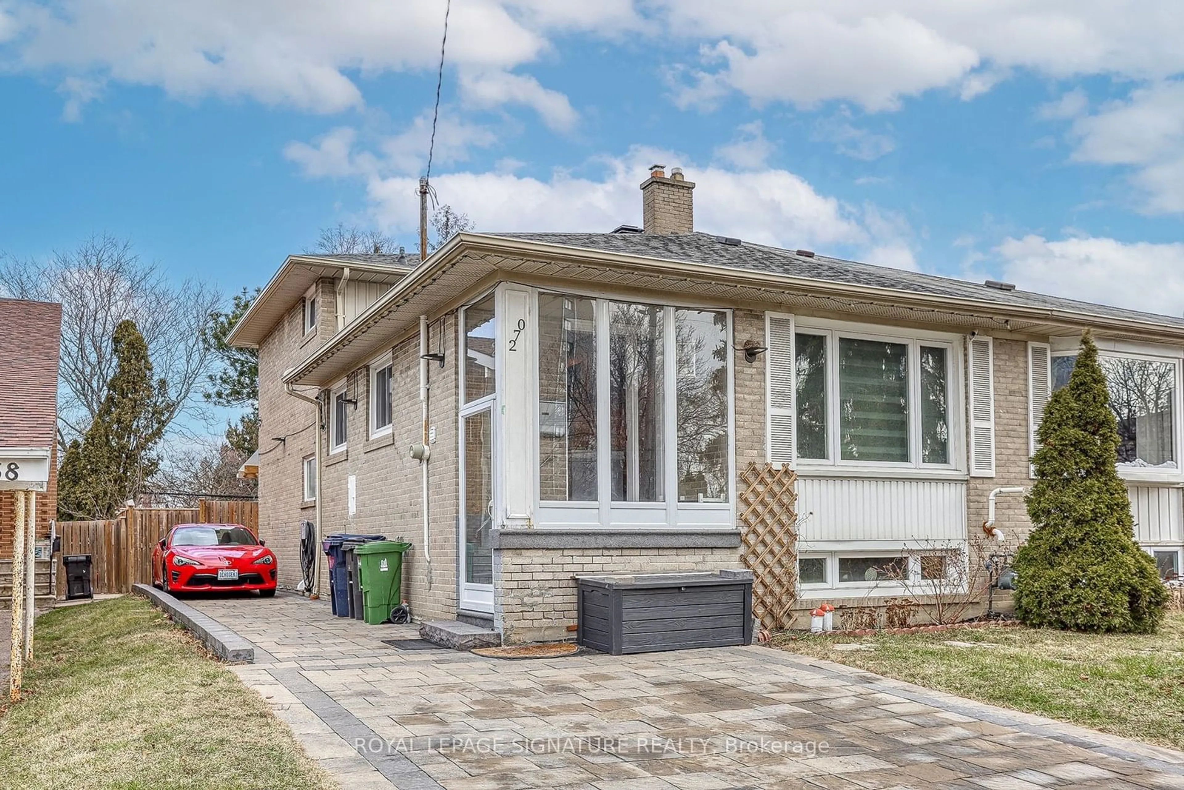 Home with brick exterior material, street for 270 Roywood Dr, Toronto Ontario M3A 2E6