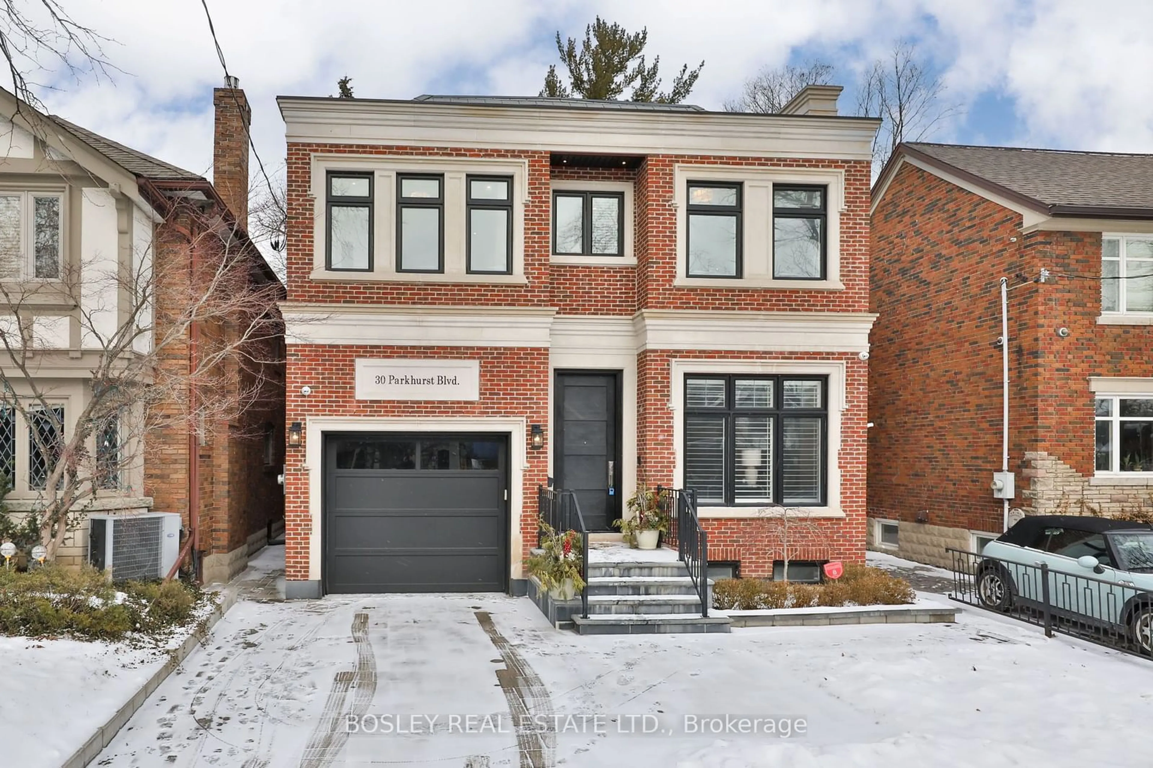 Home with brick exterior material, street for 30 Parkhurst Blvd, Toronto Ontario M4G 2C6