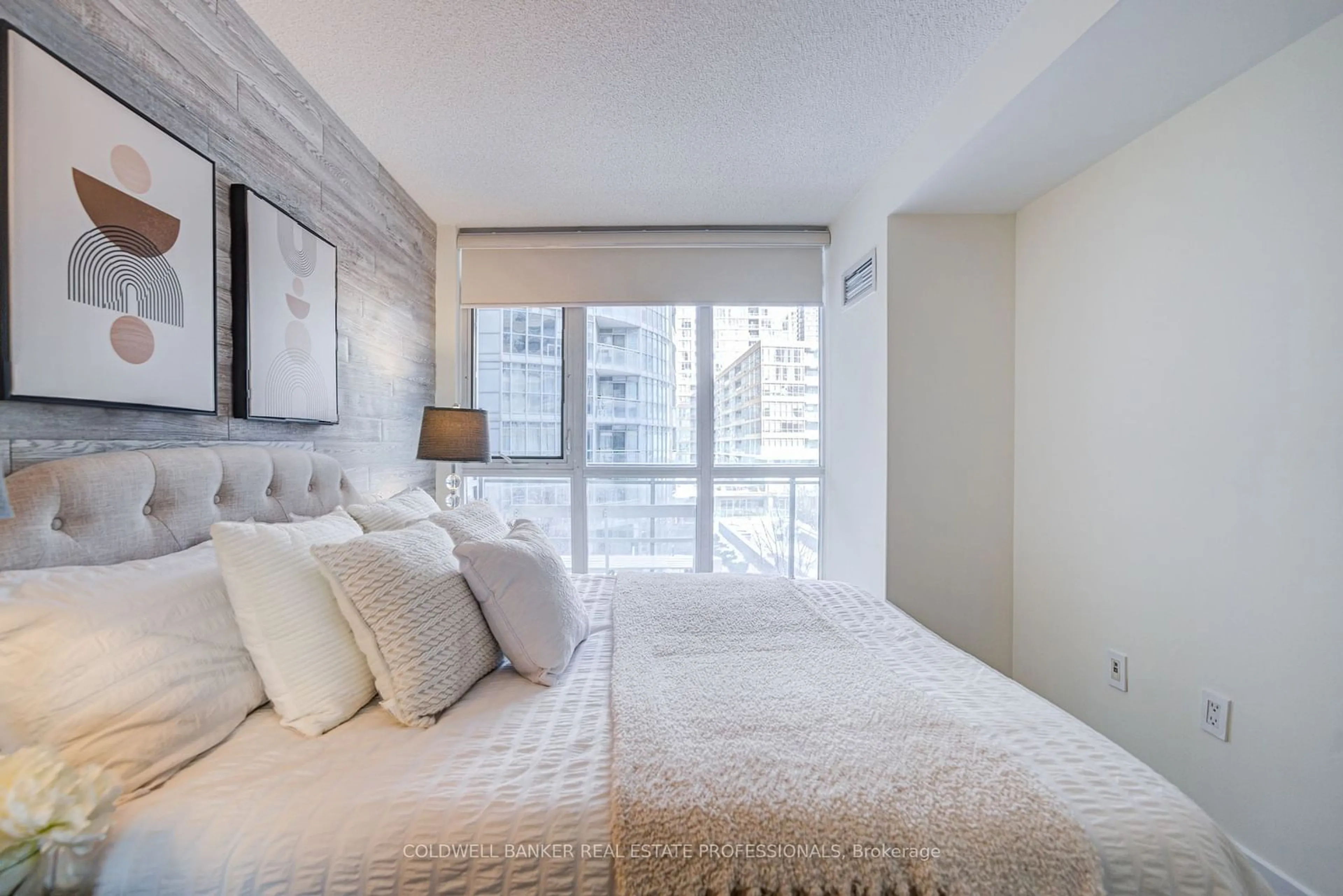 Bedroom with bed, unknown for 151 Dan Leckie Way #540, Toronto Ontario M5V 4B2