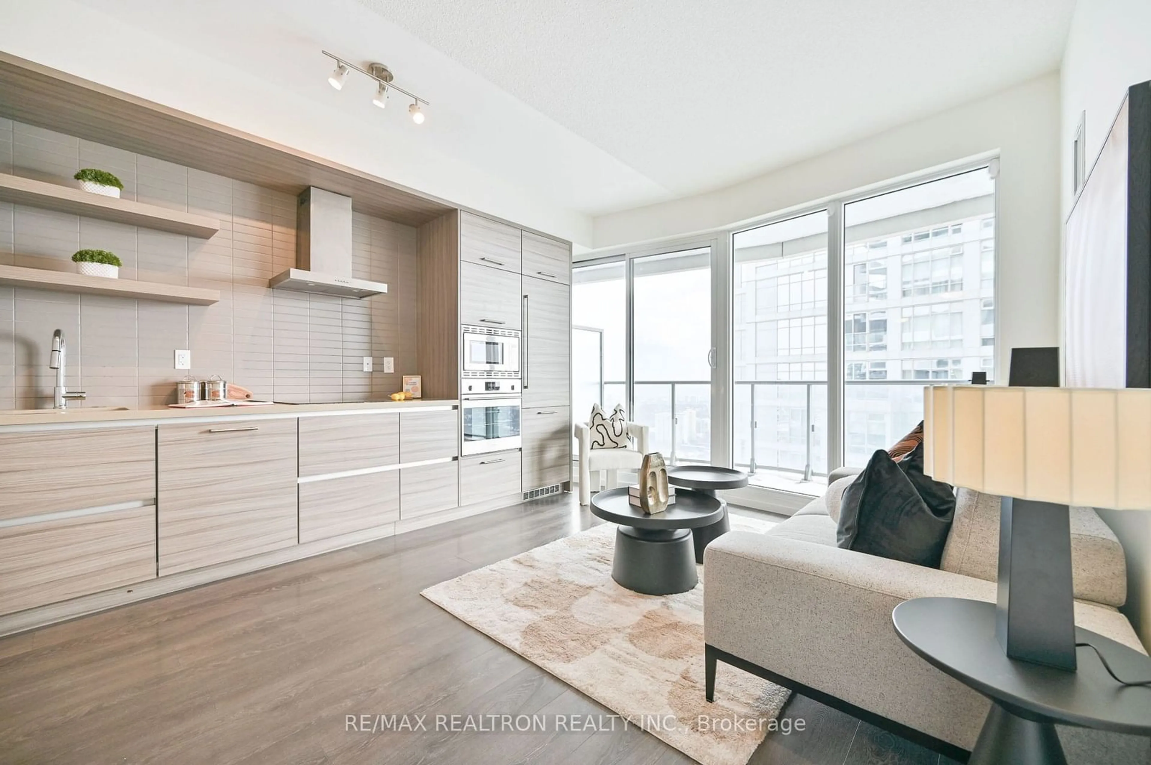 Open concept kitchen, unknown for 2221 Yonge St #4205, Toronto Ontario M4S 2B4