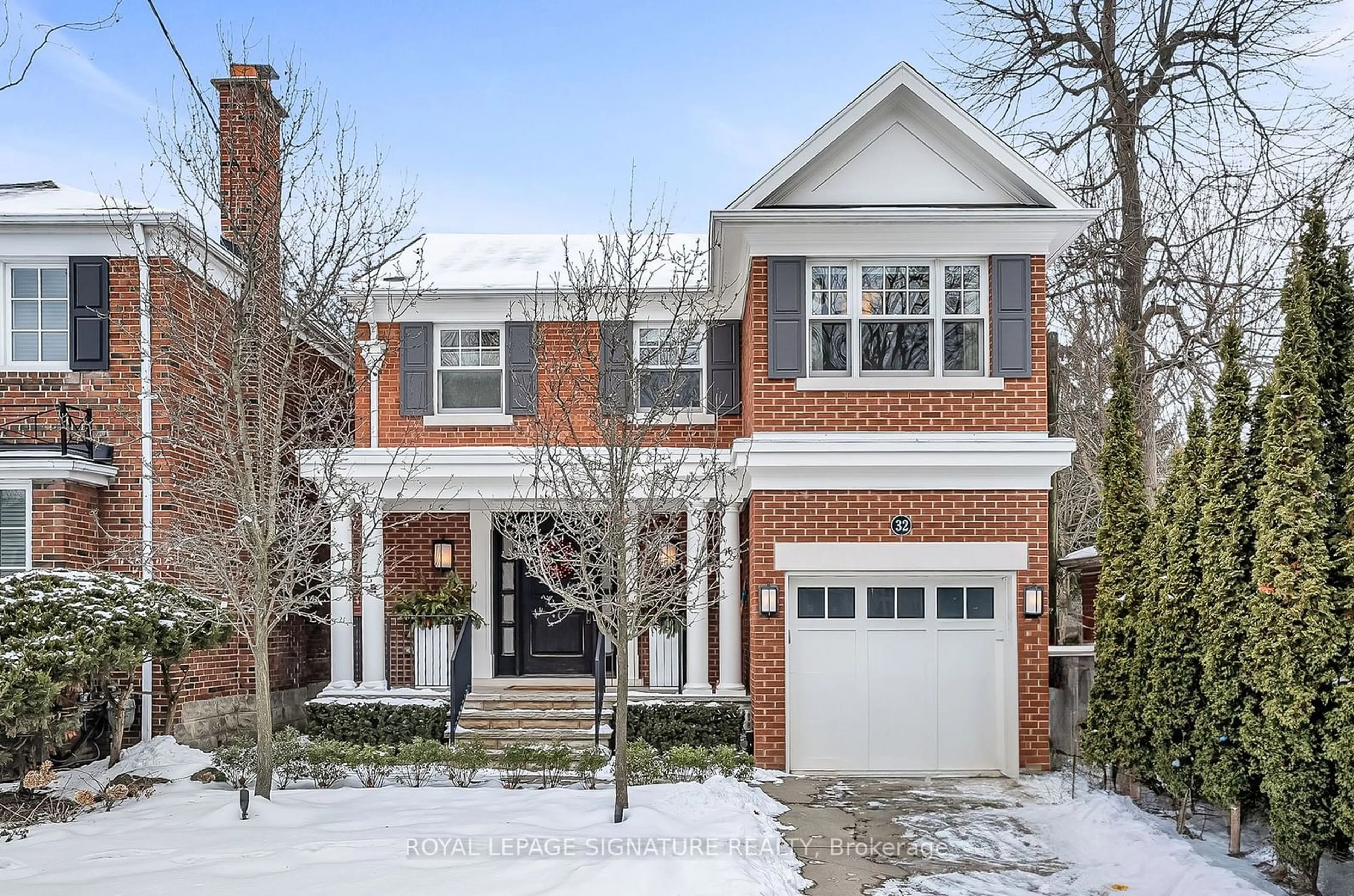 Home with brick exterior material, street for 32 Southlea Ave, Toronto Ontario M4G 3L9