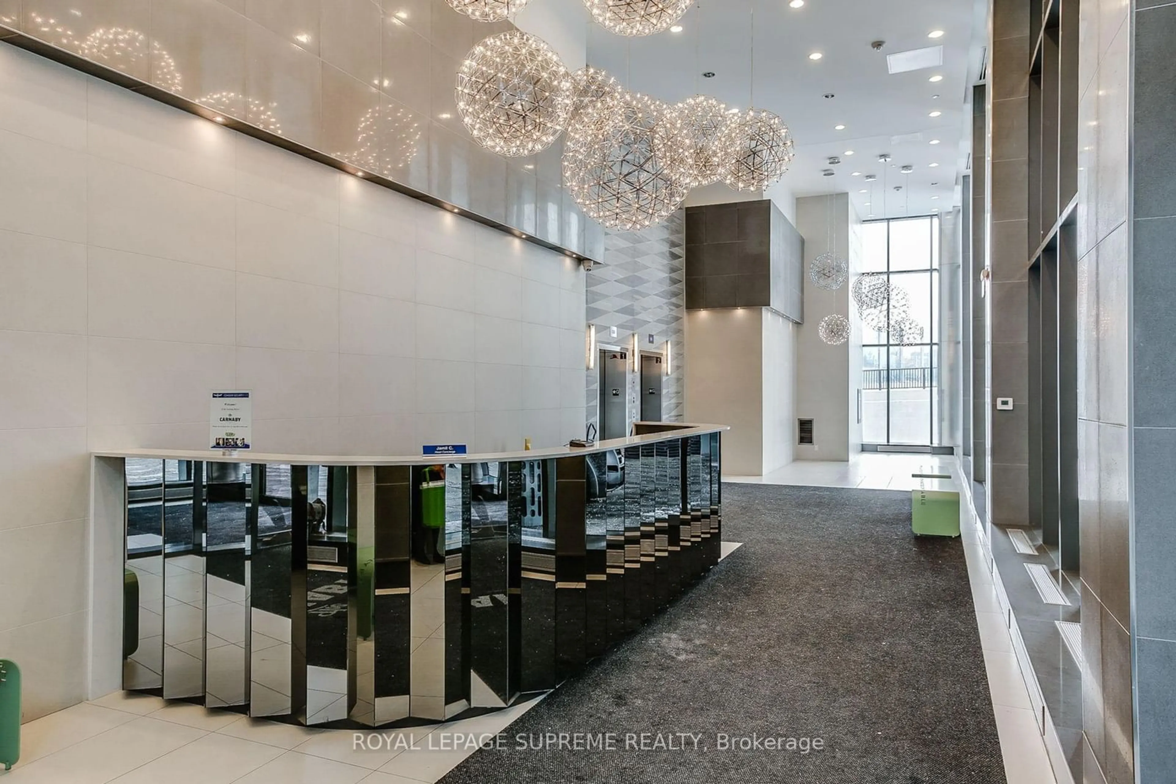 Lobby for 20 Minowan Miikan Lane #428, Toronto Ontario M6J 0E5