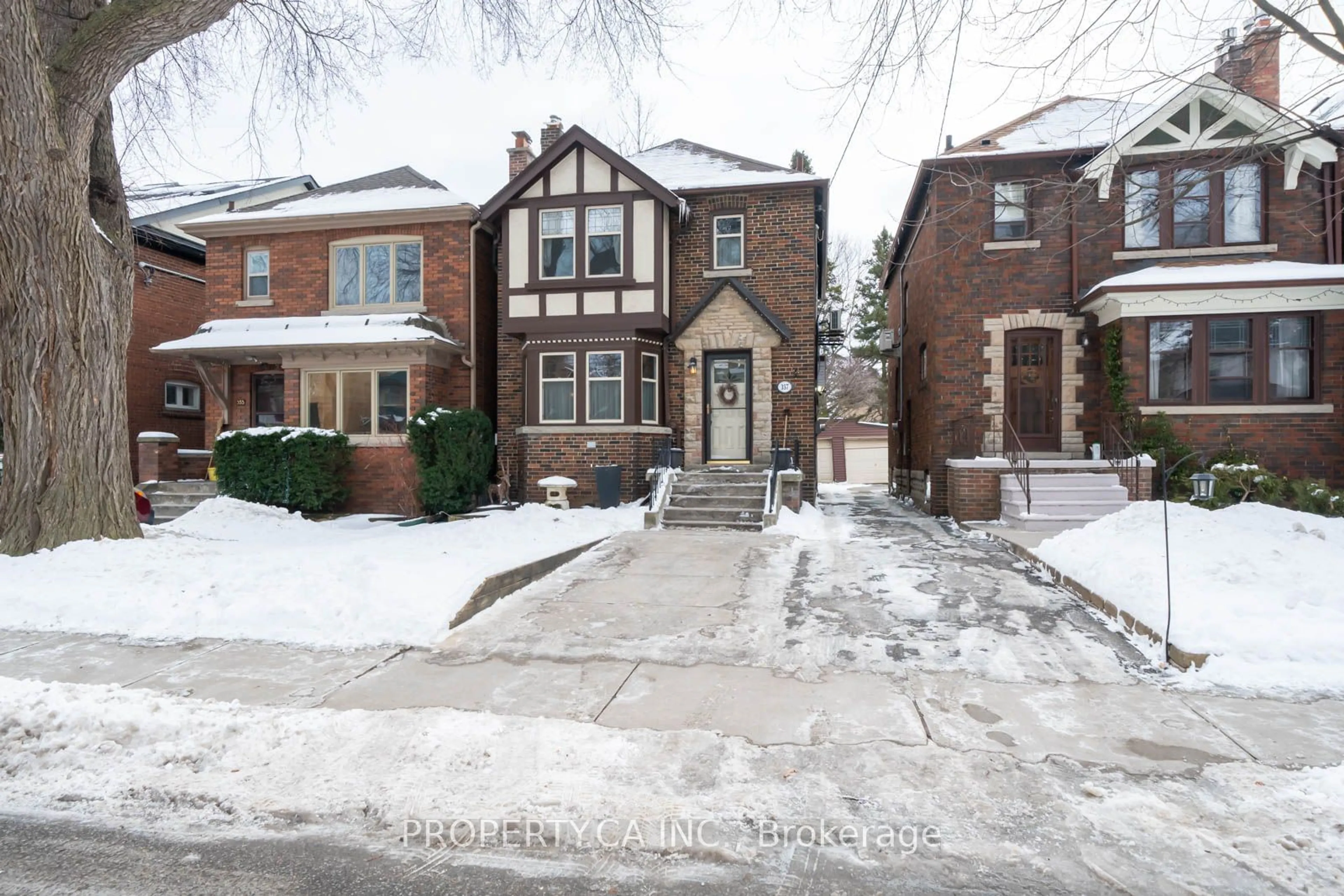 Home with brick exterior material, street for 357 Brookdale Ave, Toronto Ontario M5M 1P9