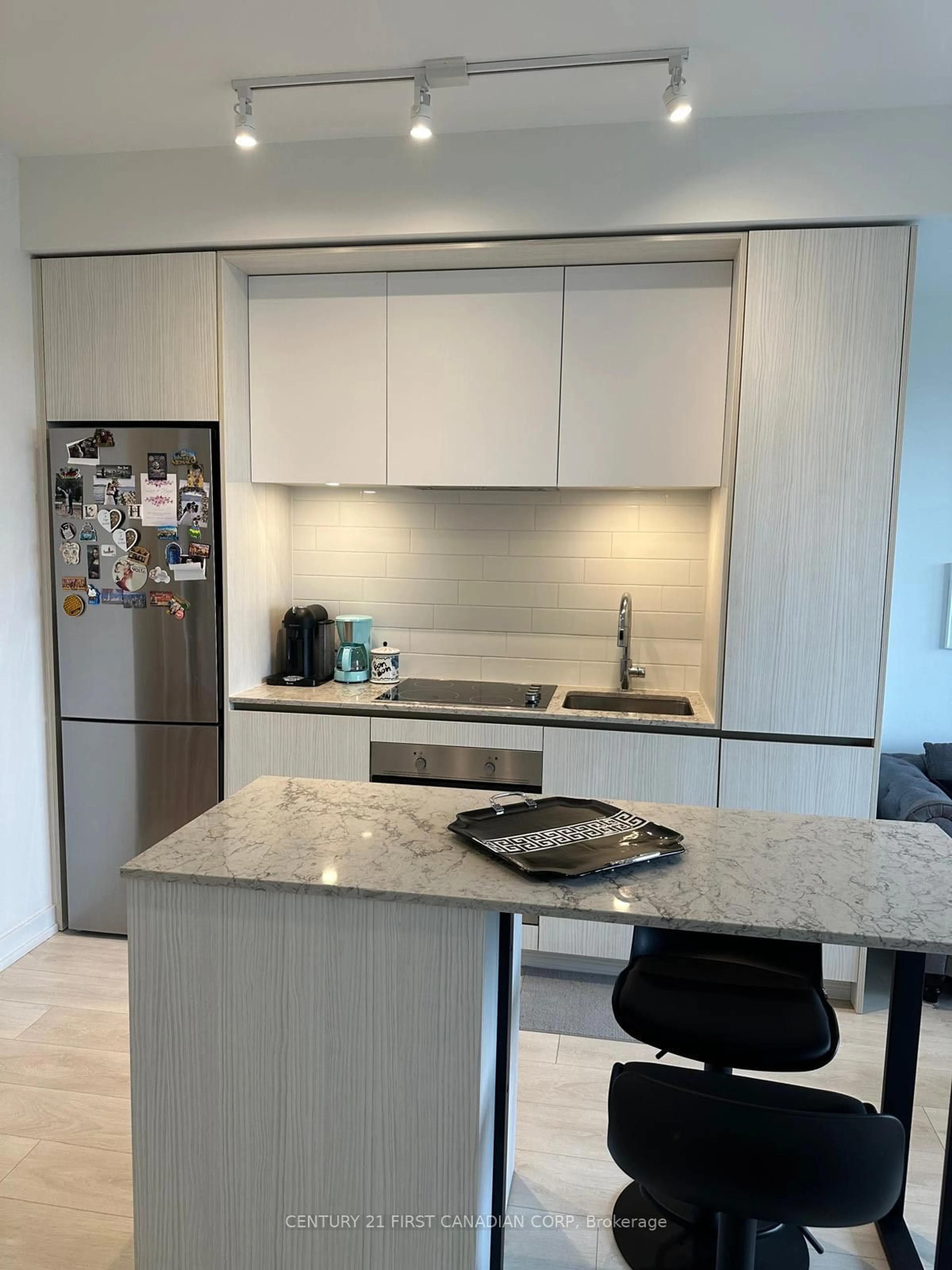 Contemporary kitchen, unknown for 225 Sumach St #2810, Toronto Ontario M5A 0P8