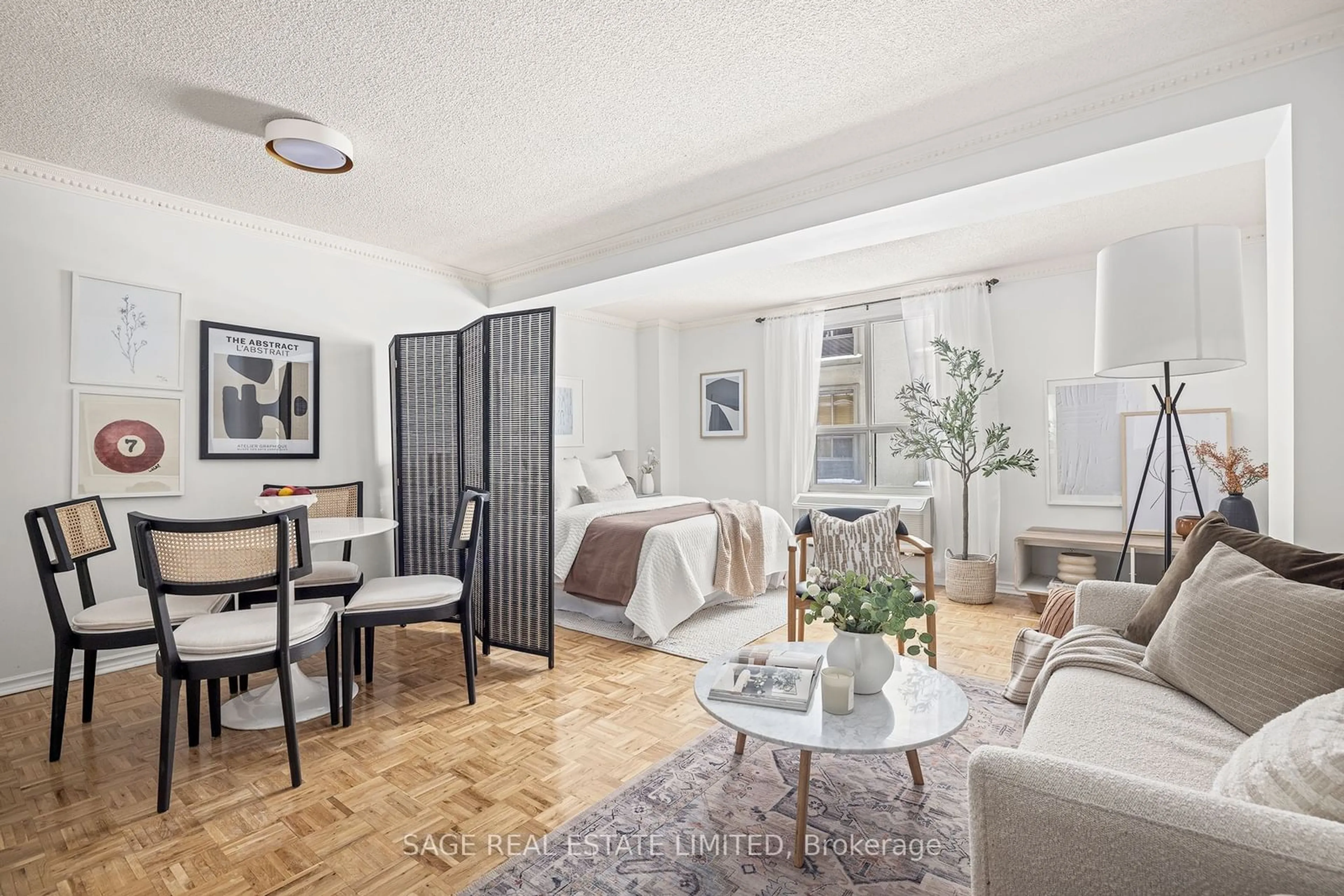Living room with furniture, unknown for 88 Charles St #108, Toronto Ontario M4Y 2W7