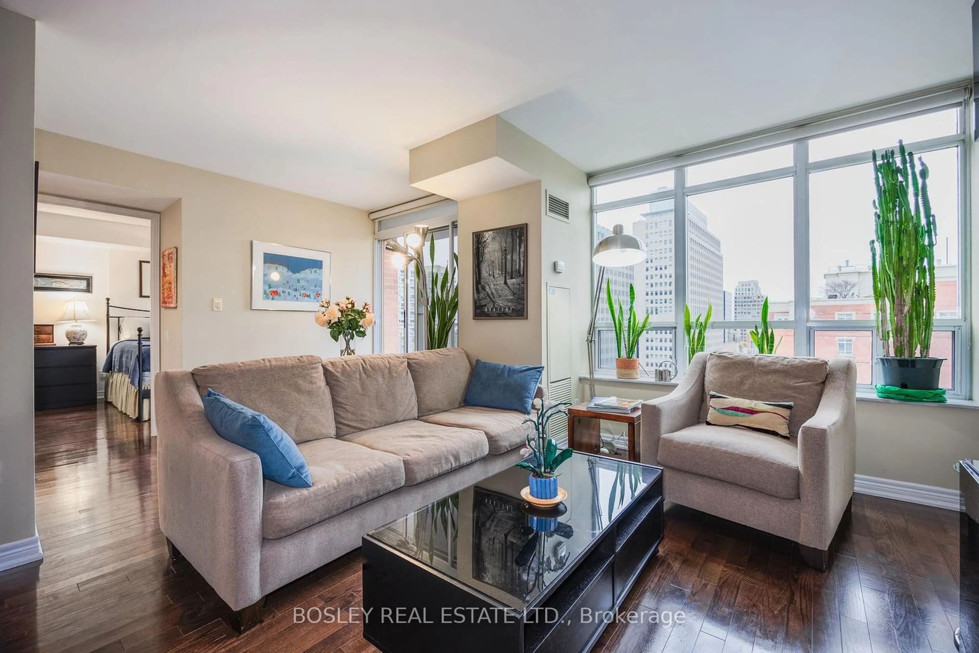 Living room with furniture, unknown for 60 St Clair Ave #1207, Toronto Ontario M4V 1M1