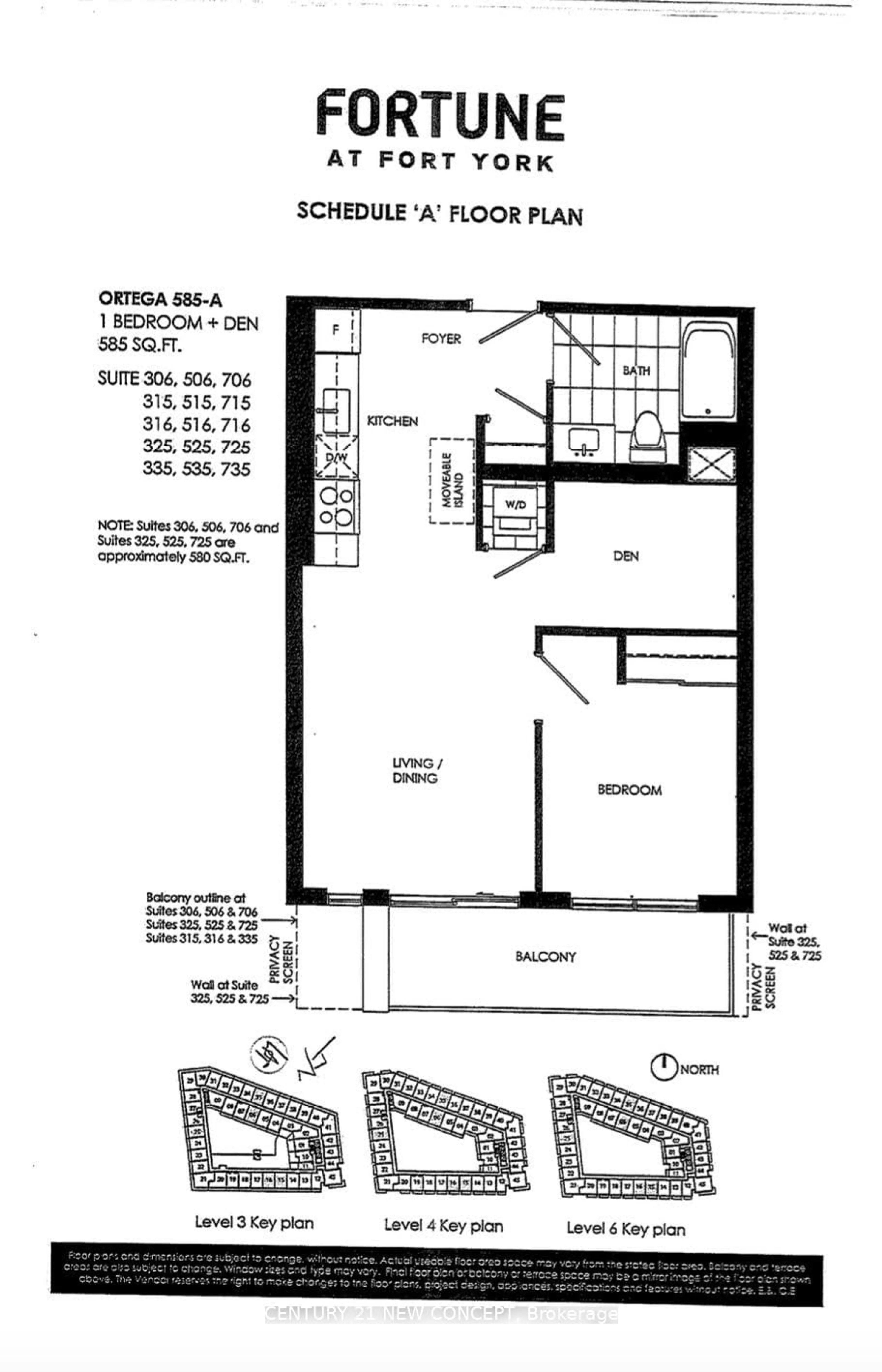 Floor plan for 38 Iannuzzi St #335, Toronto Ontario M5V 0S2