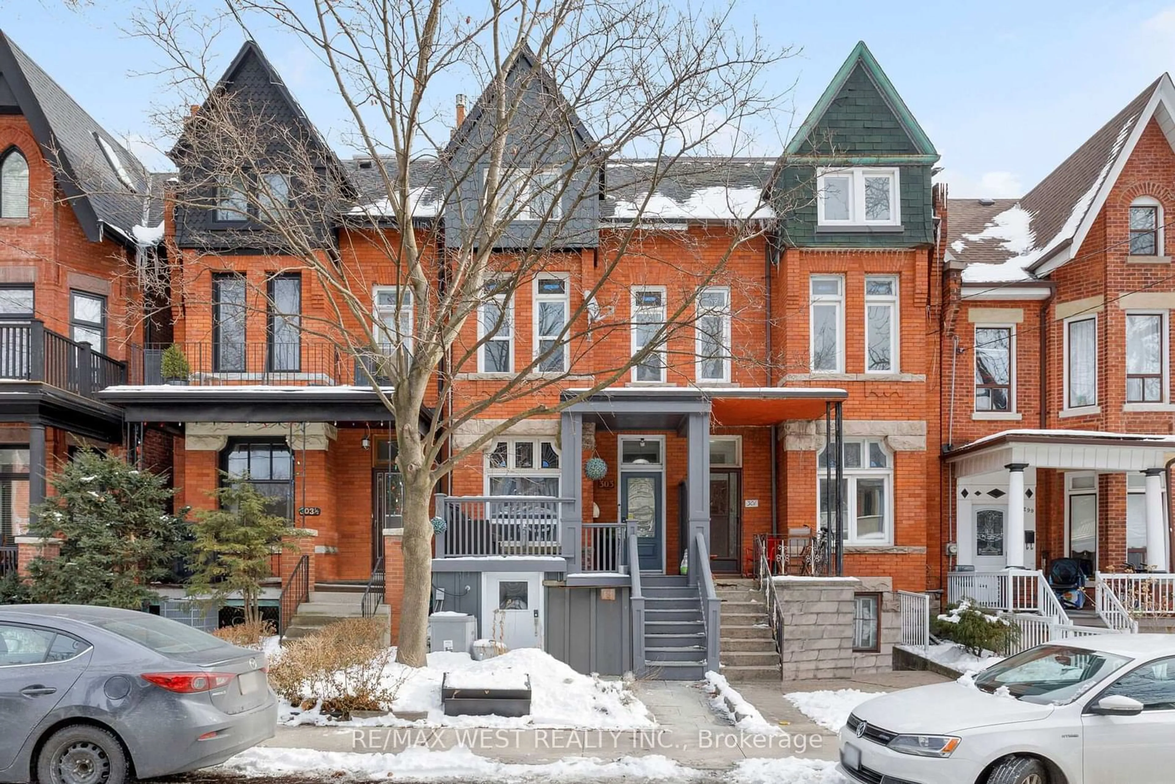 Home with brick exterior material, street for 303 Crawford St, Toronto Ontario M6J 2V7