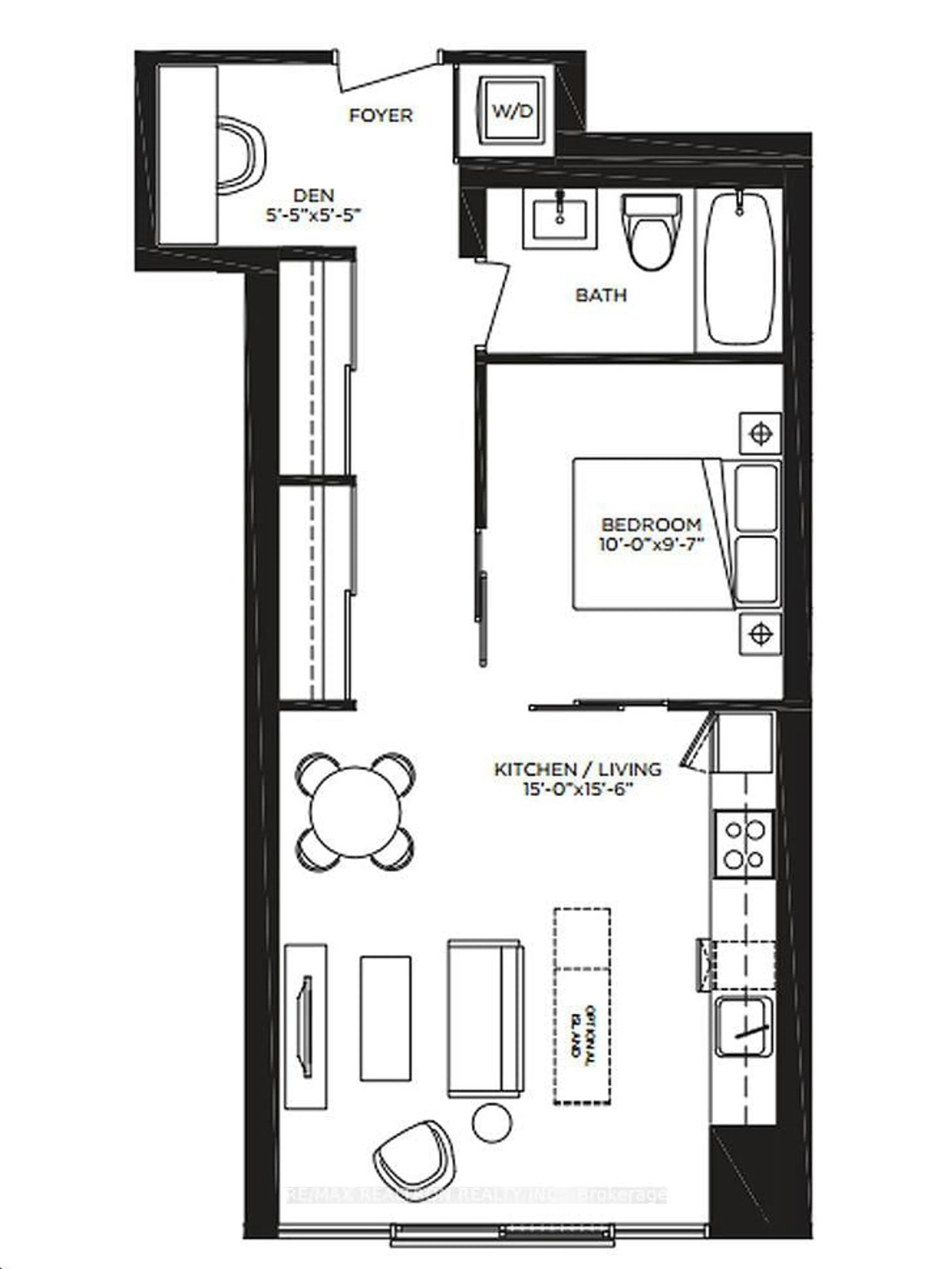 Floor plan for 99 Foxbar Rd #801, Toronto Ontario M4V 0B2