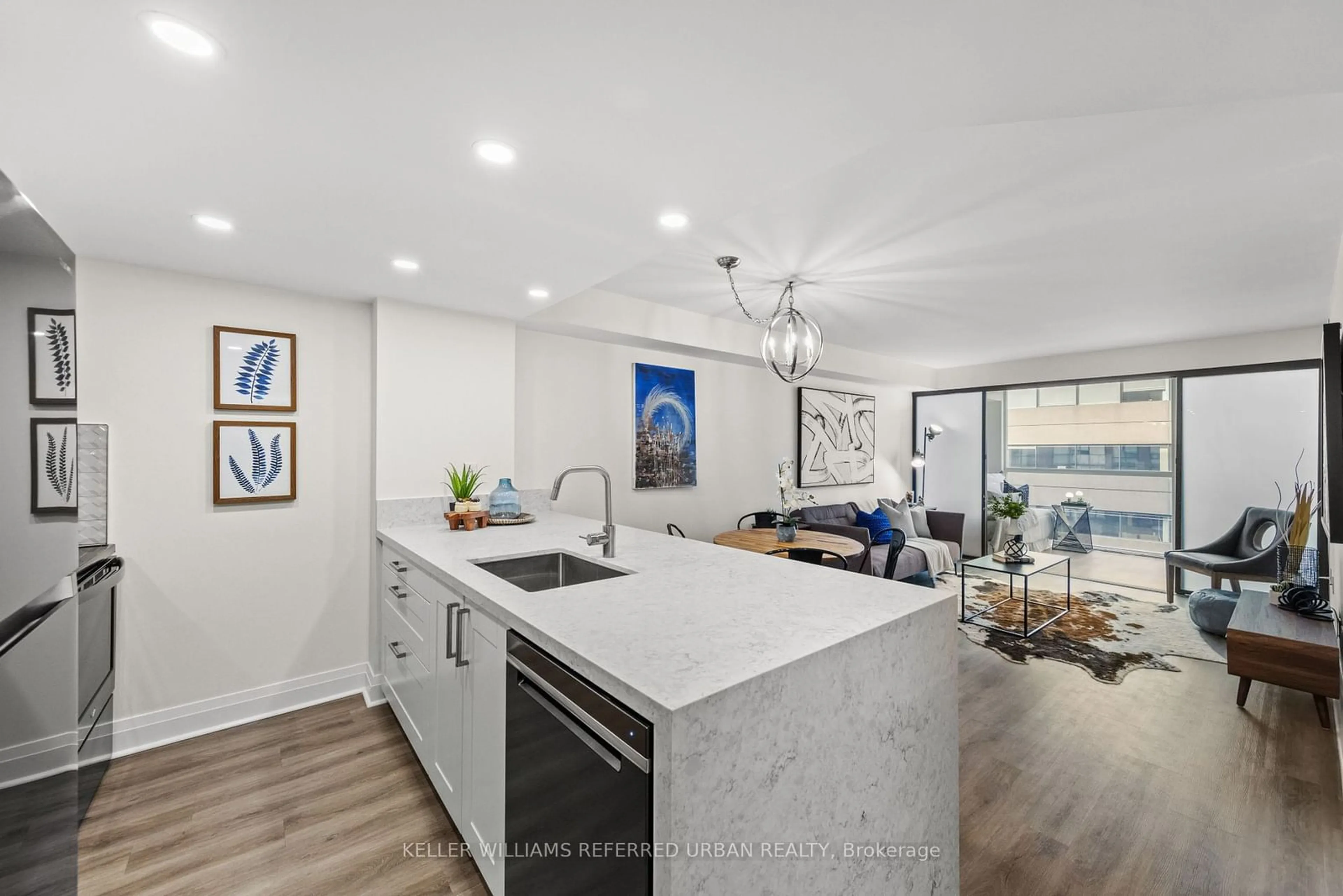 Open concept kitchen, unknown for 705 King St #612, Toronto Ontario M5V 2W8