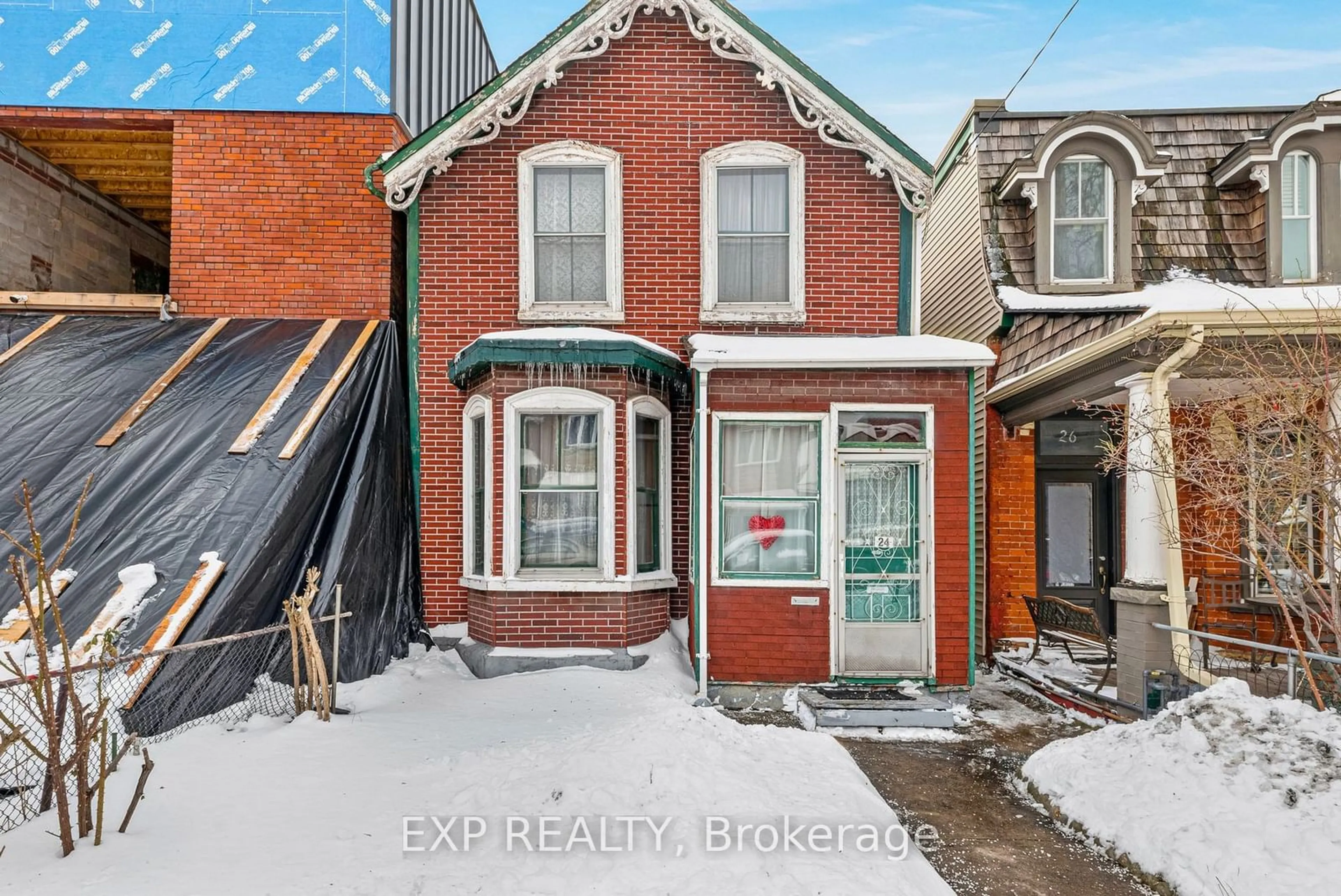 Home with brick exterior material, street for 24 Brookfield St, Toronto Ontario M6J 3A9