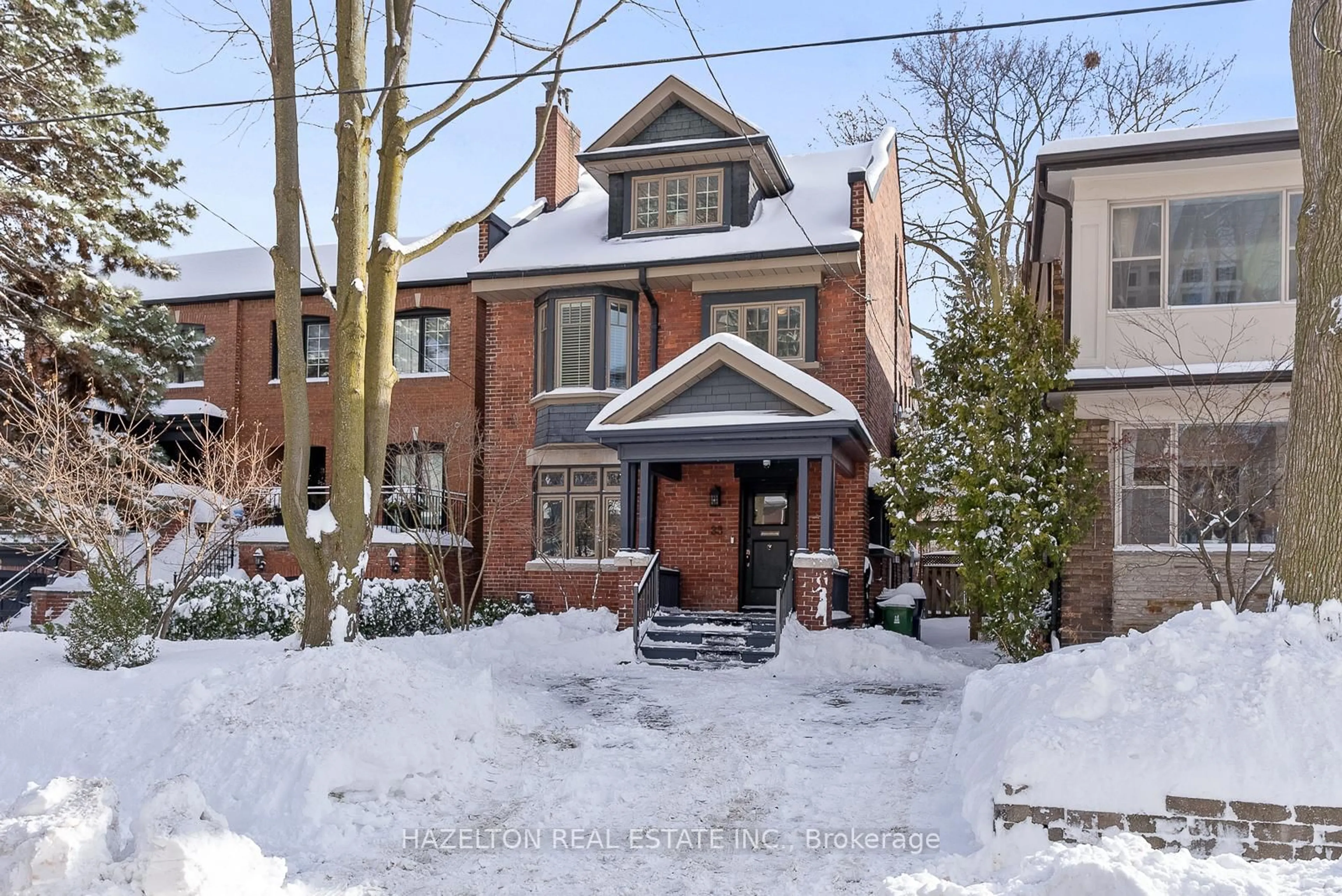 Home with brick exterior material, street for 33 Gormley Ave, Toronto Ontario M4V 1Y9