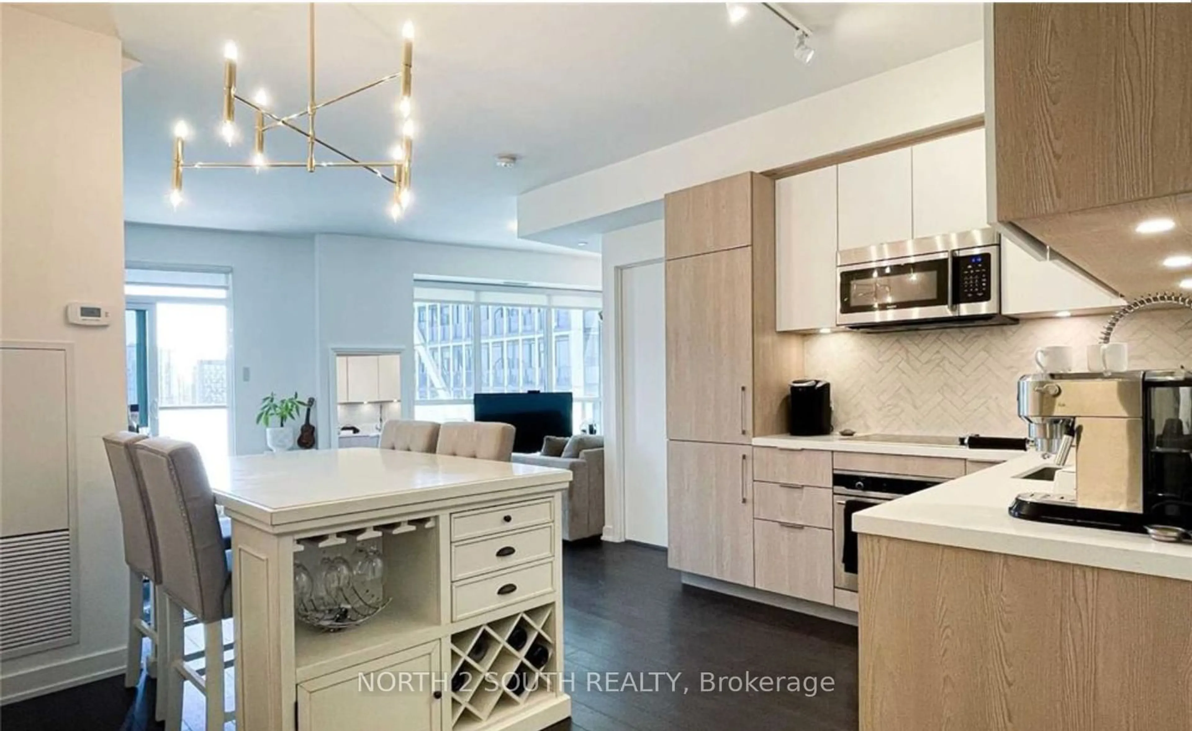 Open concept kitchen, unknown for 50 Ordnance St #2411, Toronto Ontario M6K 0C6