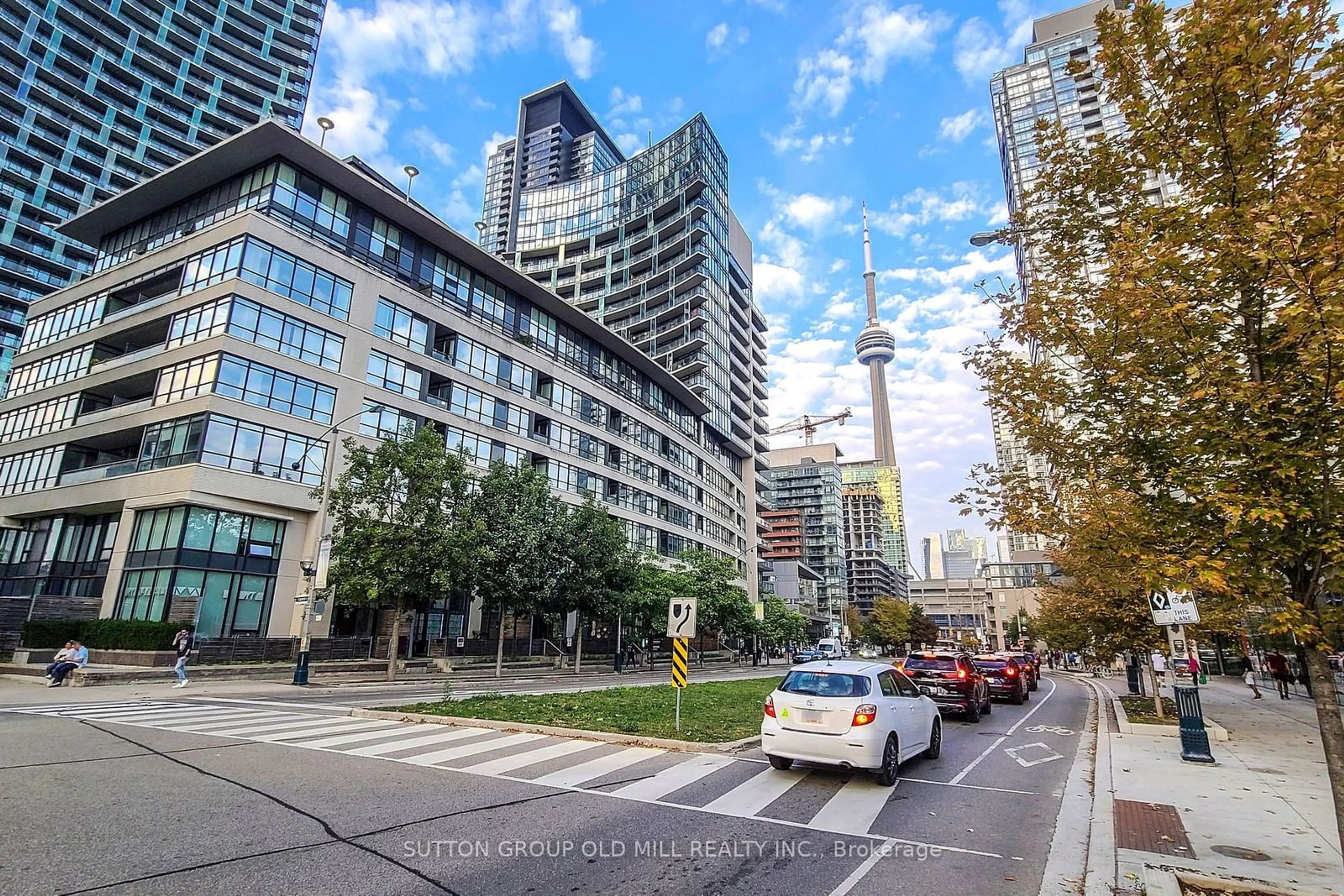 A pic from outside/outdoor area/front of a property/back of a property/a pic from drone, street for 8 Telegram Mews #1802, Toronto Ontario M5V 3Z5