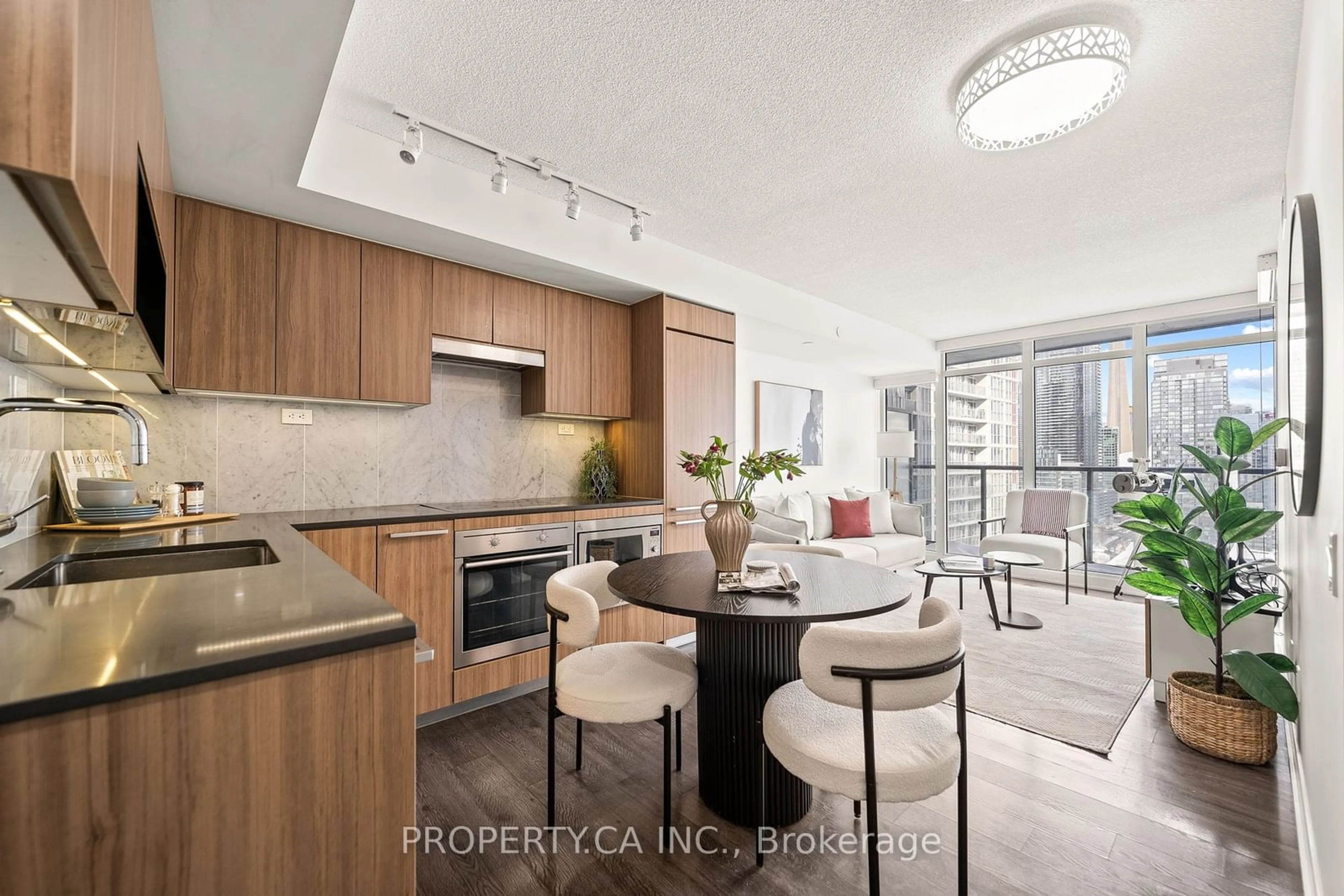 Open concept kitchen, unknown for 70 Queens Wharf Rd #2610, Toronto Ontario M5V 0J2