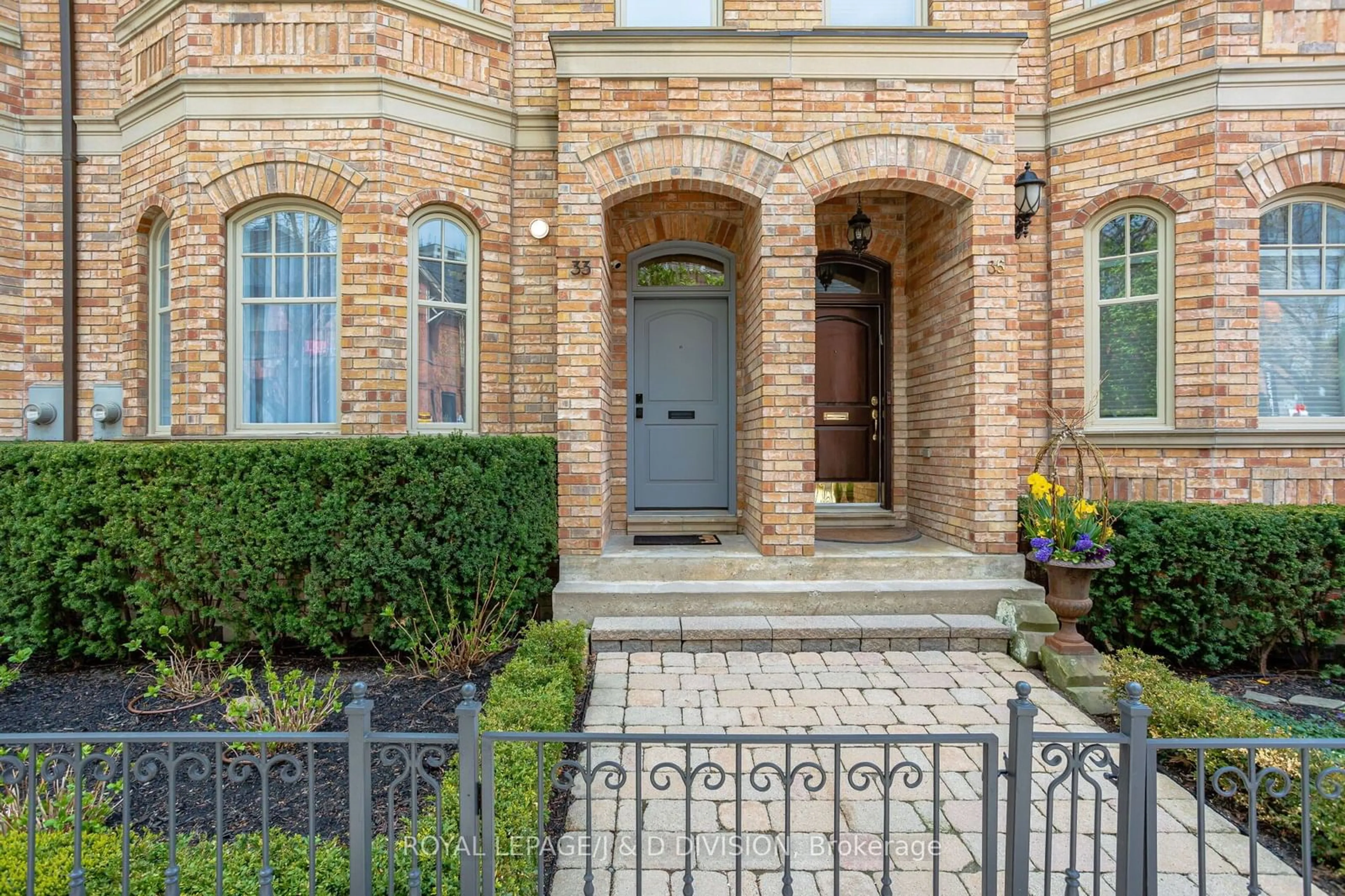 Home with brick exterior material, street for 33 Webster Ave, Toronto Ontario M5R 1N6