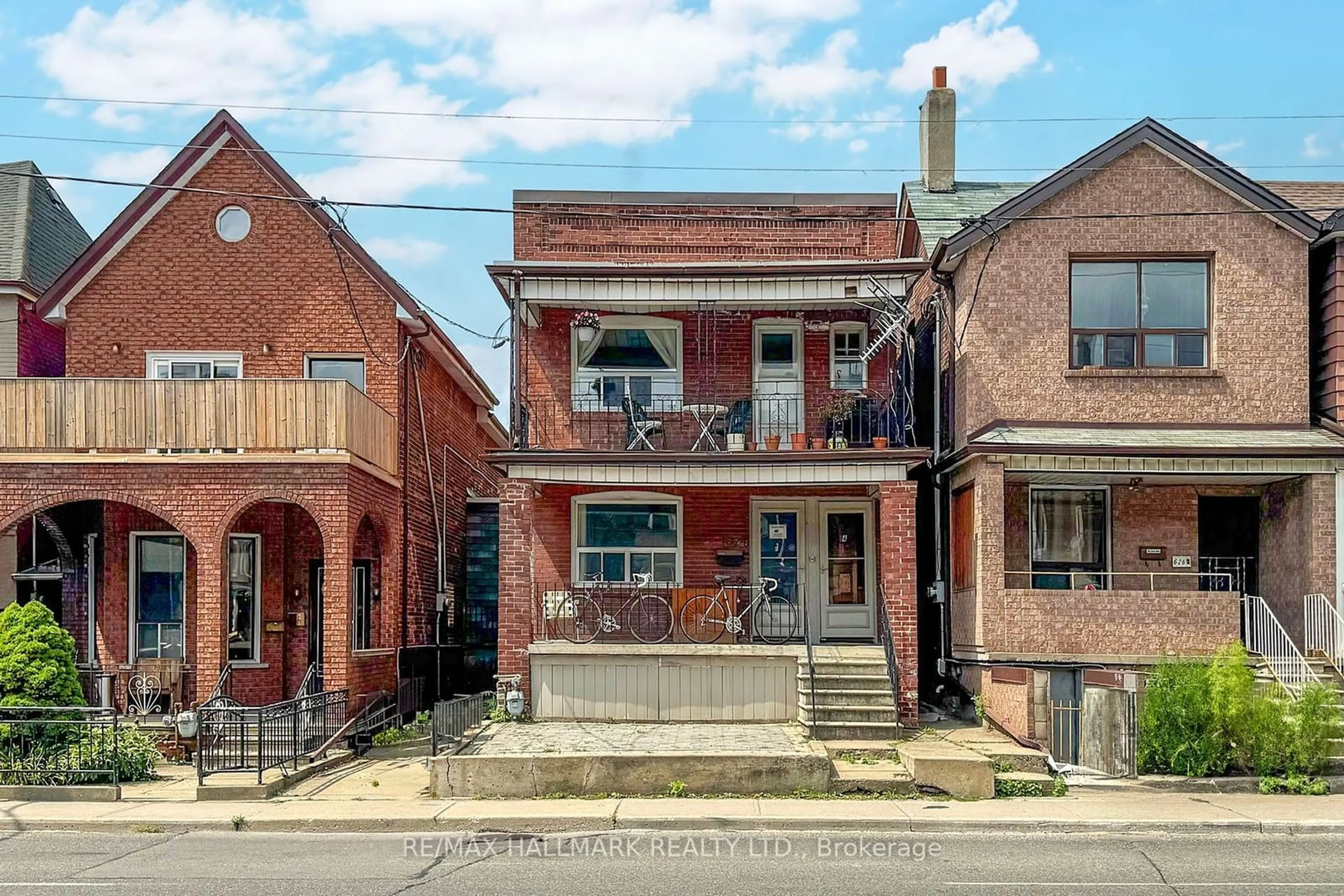 Home with brick exterior material, street for 624 Ossington Ave, Toronto Ontario M6G 3T5