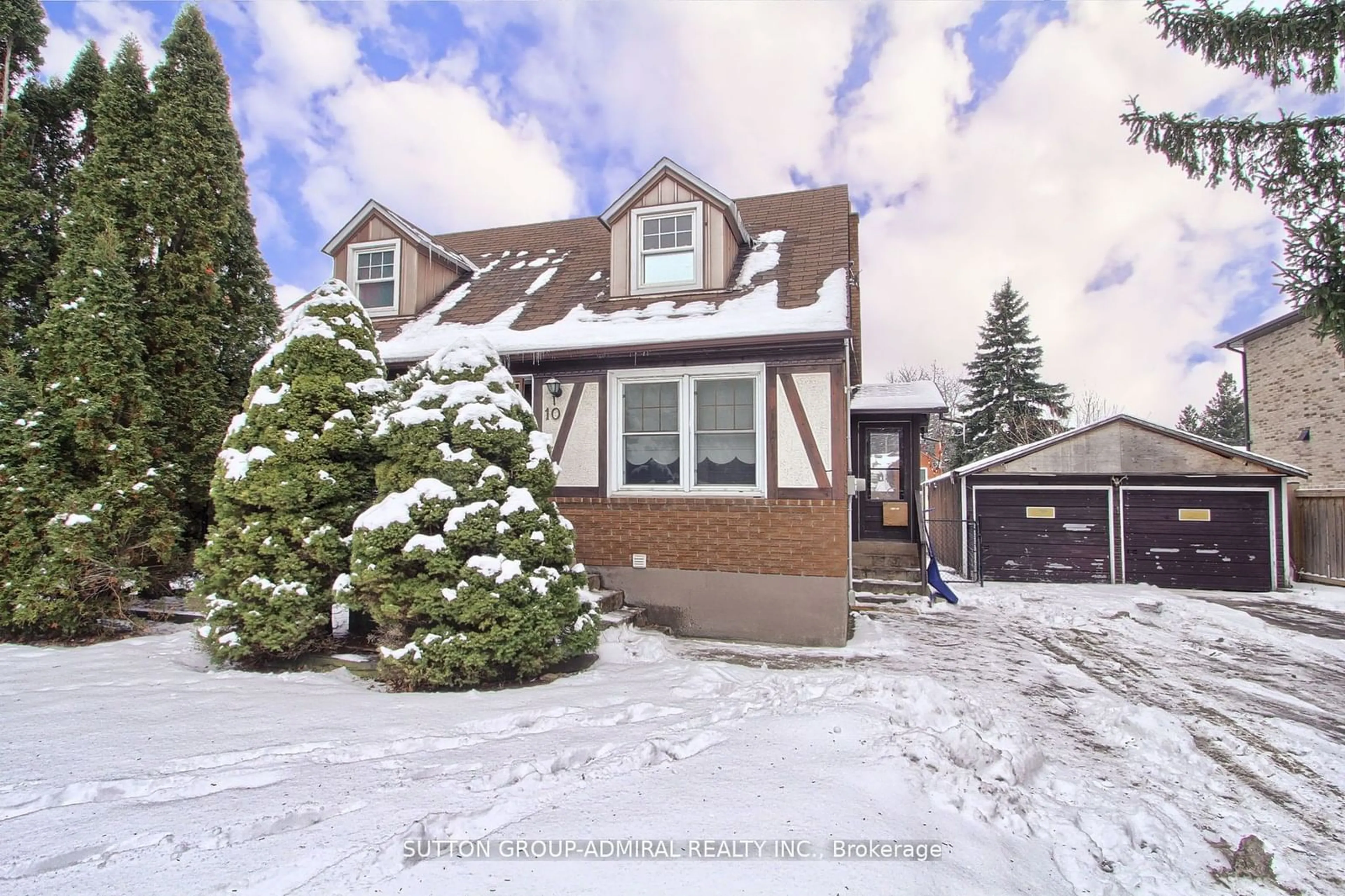 Home with brick exterior material, street for 10 Dromore Cres, Toronto Ontario M2R 2H5