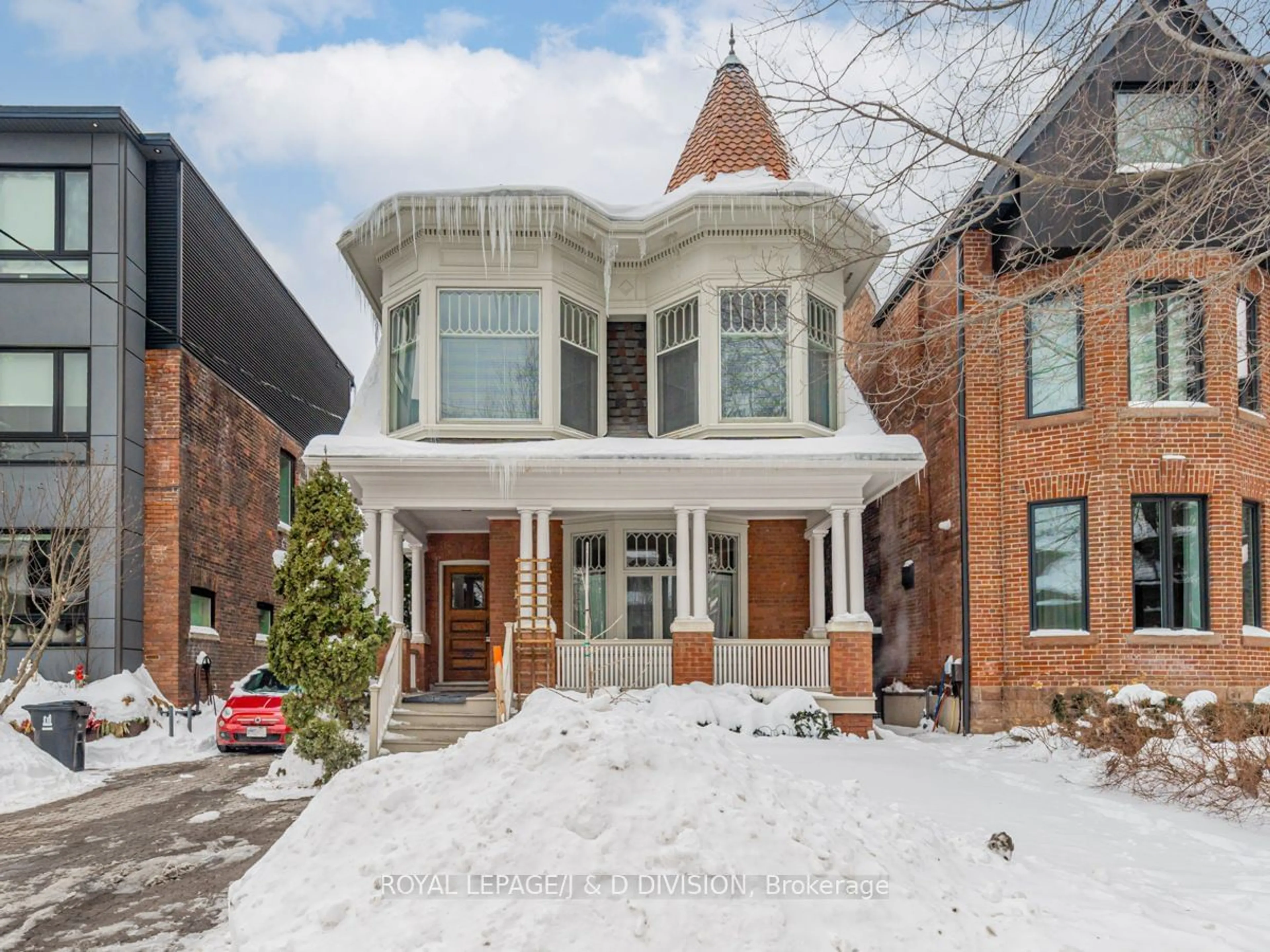 Home with brick exterior material, street for 12 McMaster Ave, Toronto Ontario M4V 1A9