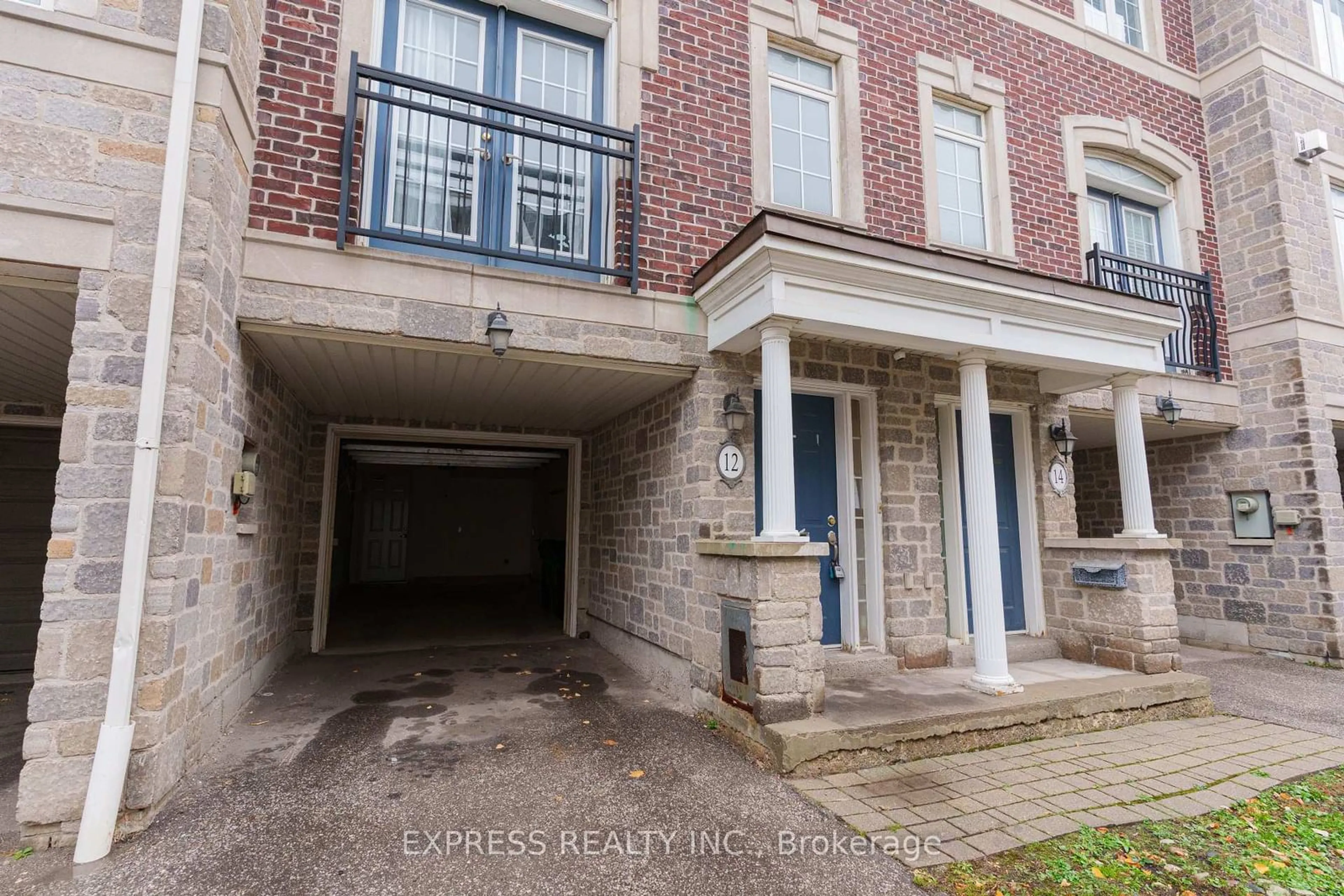 Home with brick exterior material, street for 12 Routliffe Lane, Toronto Ontario M2N 0A5