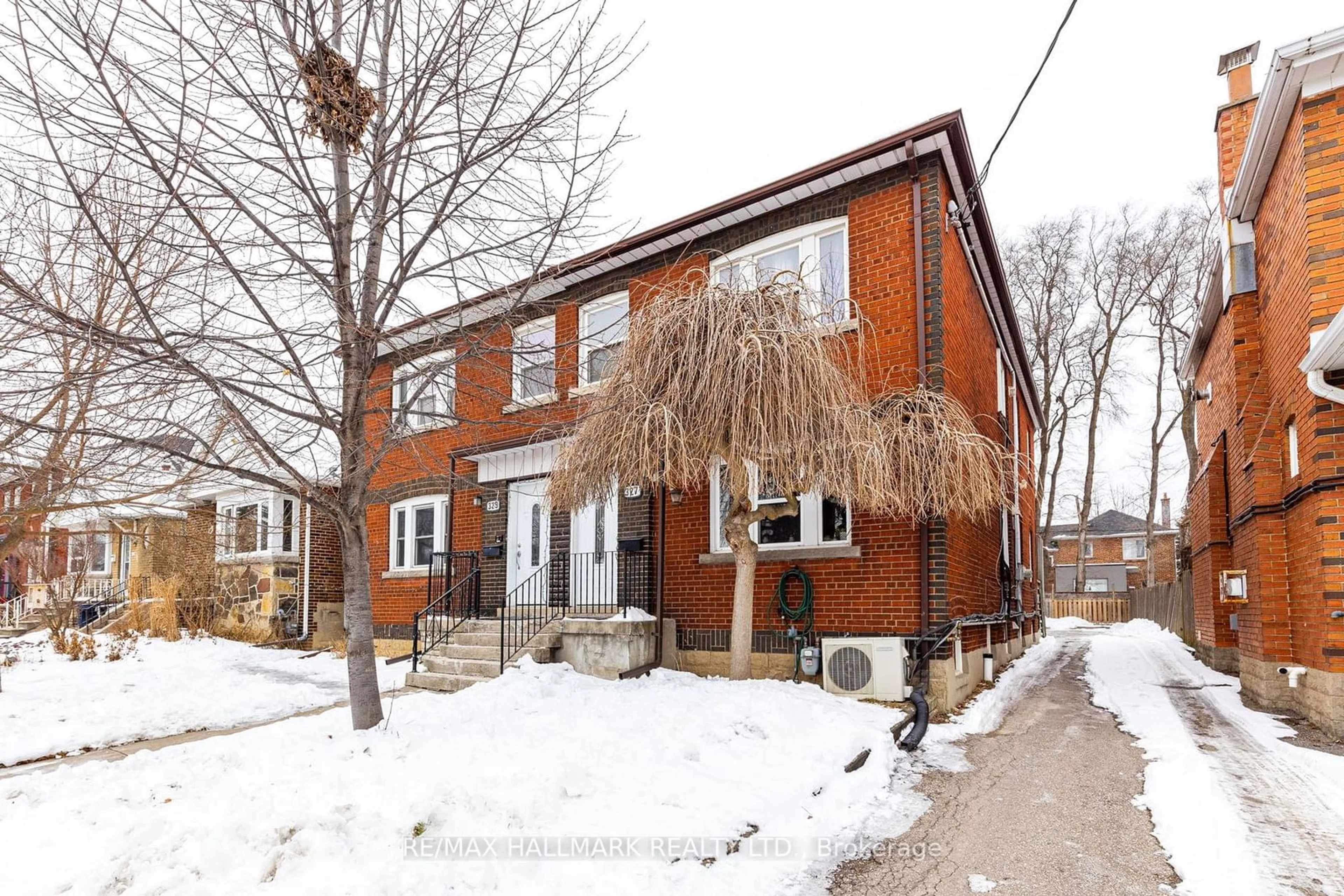 Home with brick exterior material, street for 329 Vaughan Rd, Toronto Ontario M6C 2N5