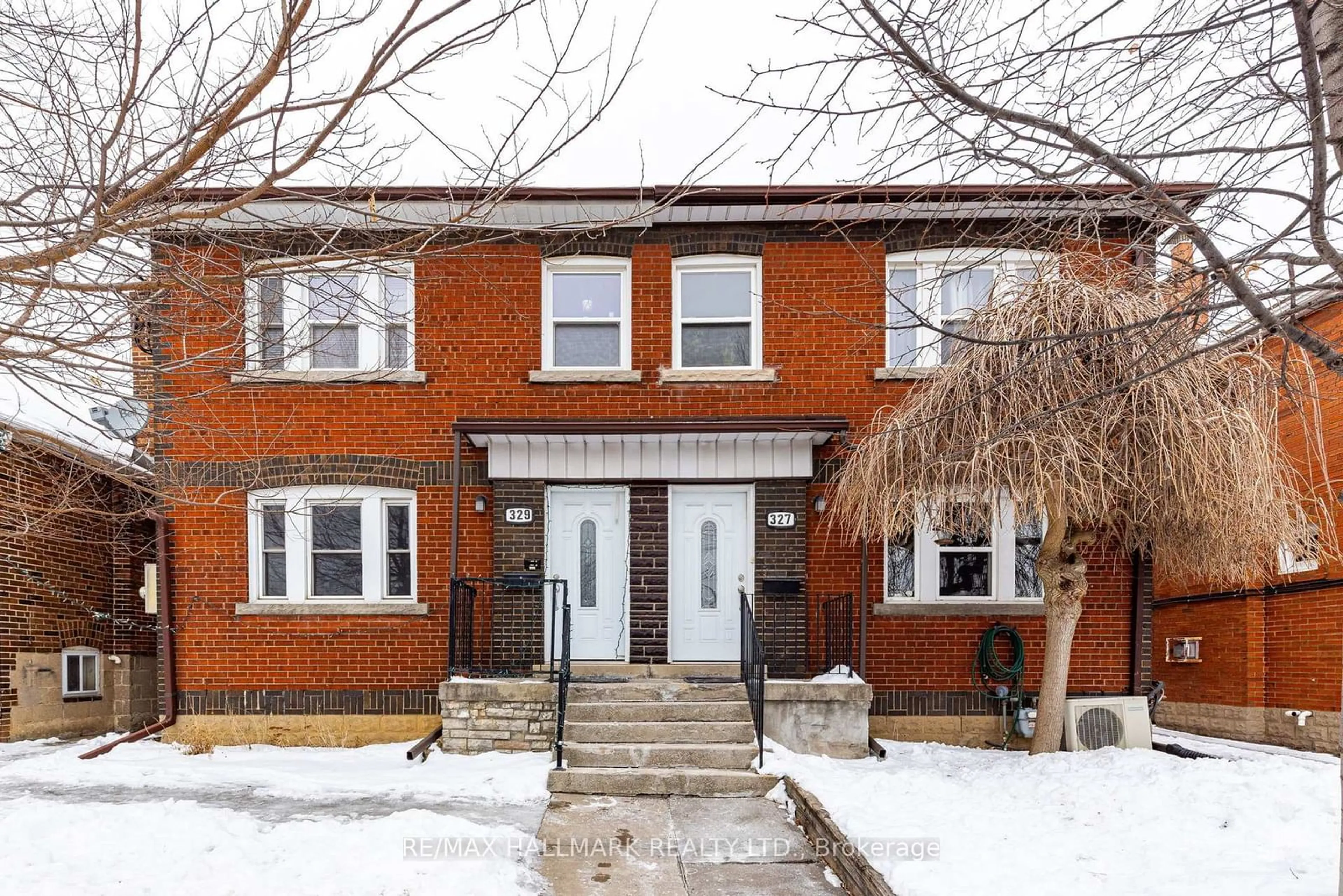 Home with brick exterior material, street for 327 Vaughan Rd, Toronto Ontario M6C 2N5