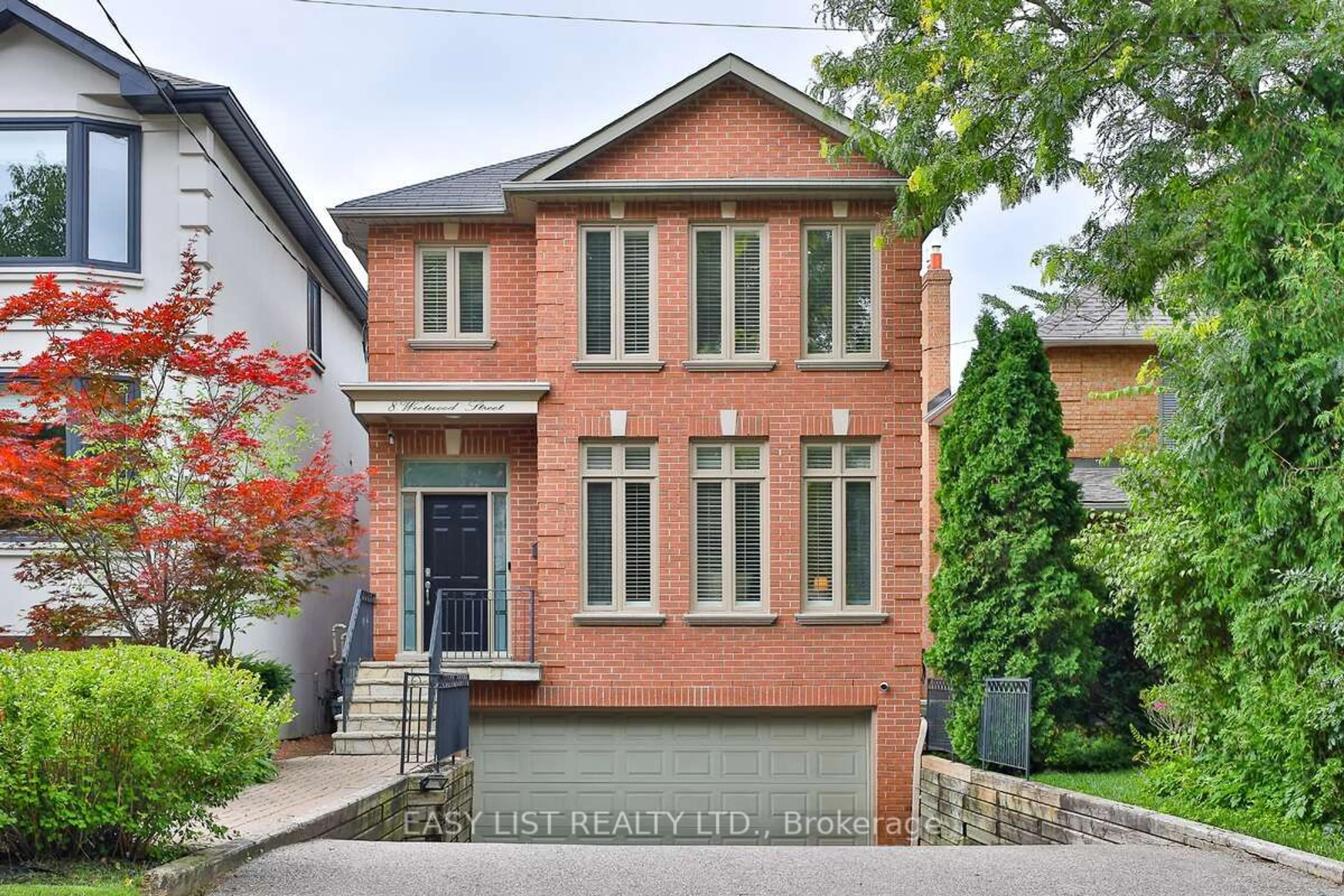 Home with brick exterior material, street for 8 Weetwood St, Toronto Ontario M5M 4C8