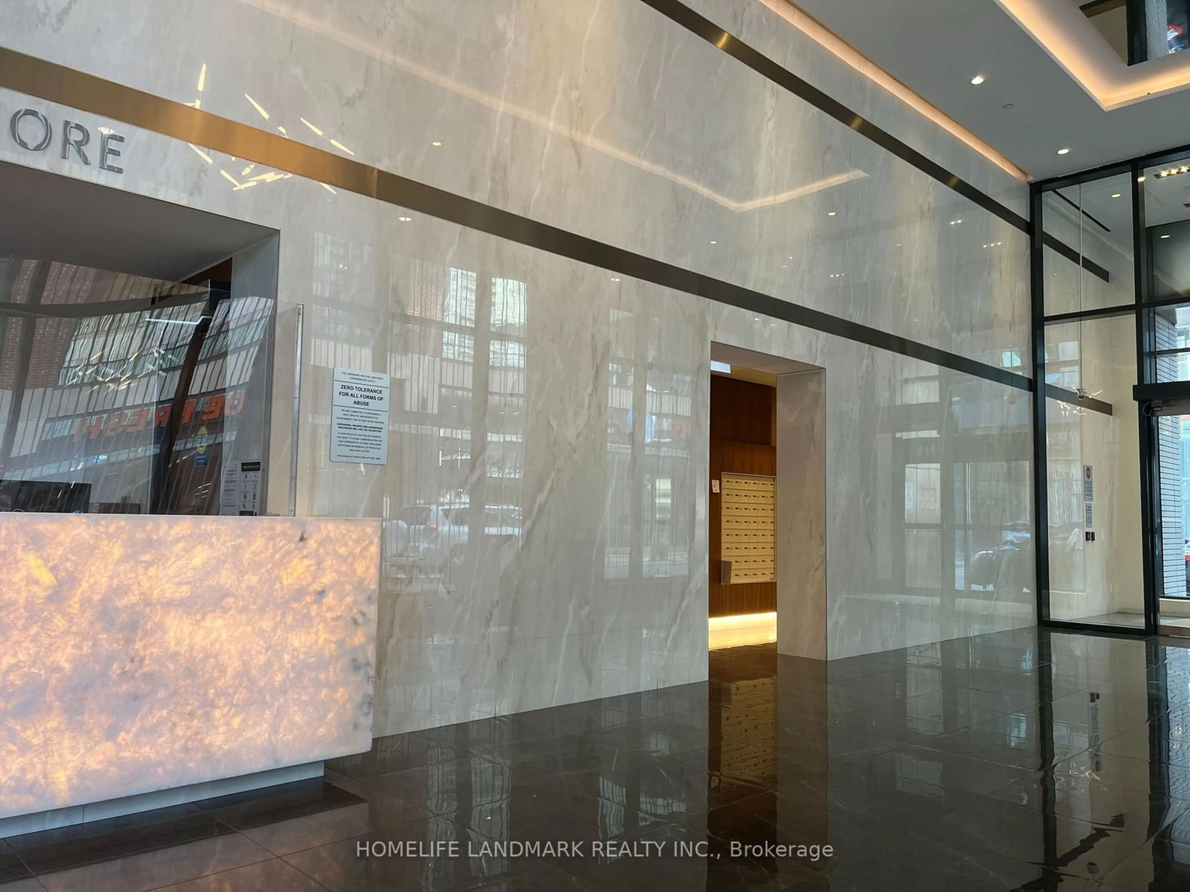 Indoor foyer for 19 Bathurst St #2510, Toronto Ontario M5V 2P1