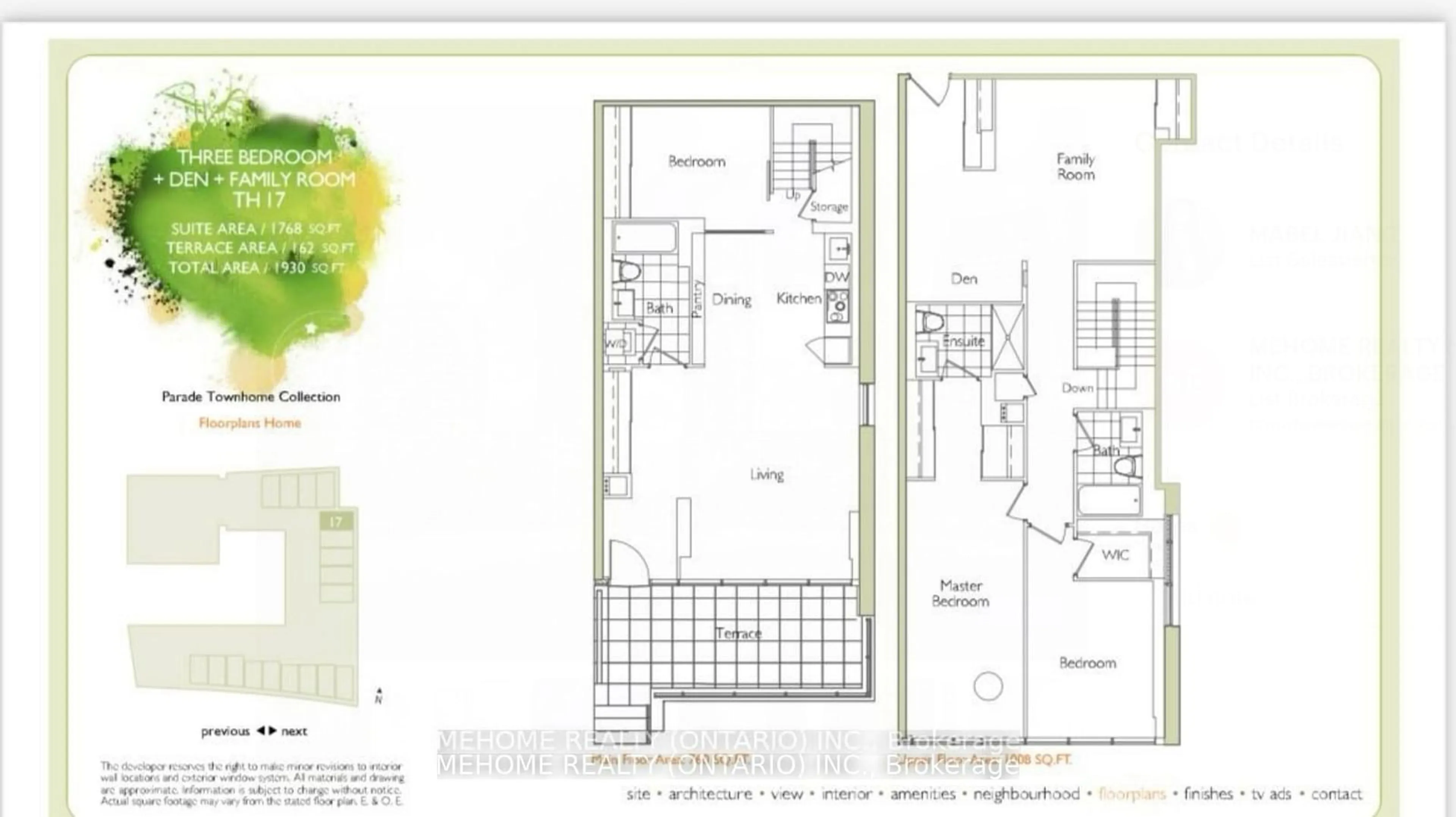 Floor plan for 26 Capreol Crt #G17, Toronto Ontario M5V 4A3