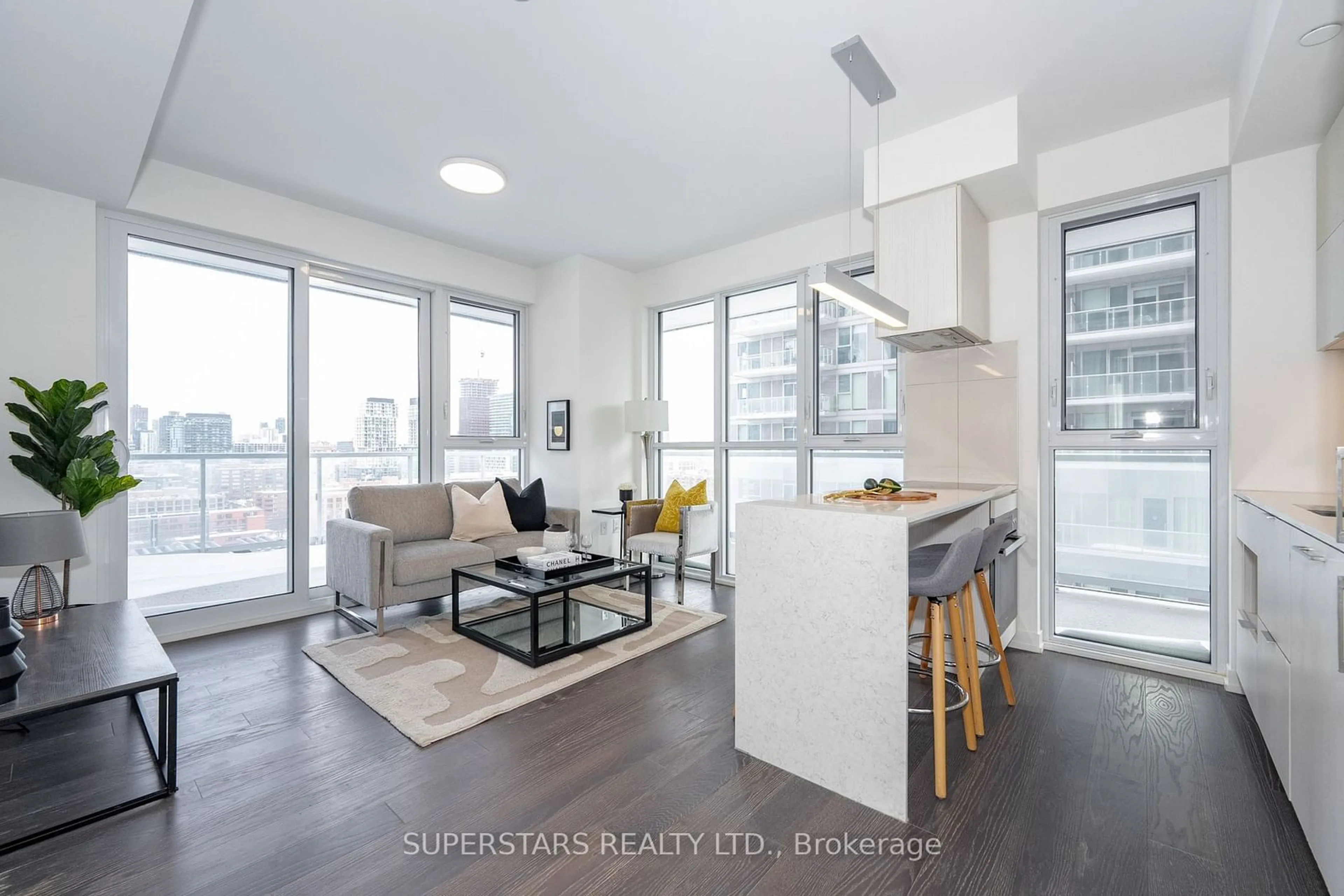 Open concept kitchen, unknown for 15 Lower Jarvis St #1212, Toronto Ontario M5E 0C4