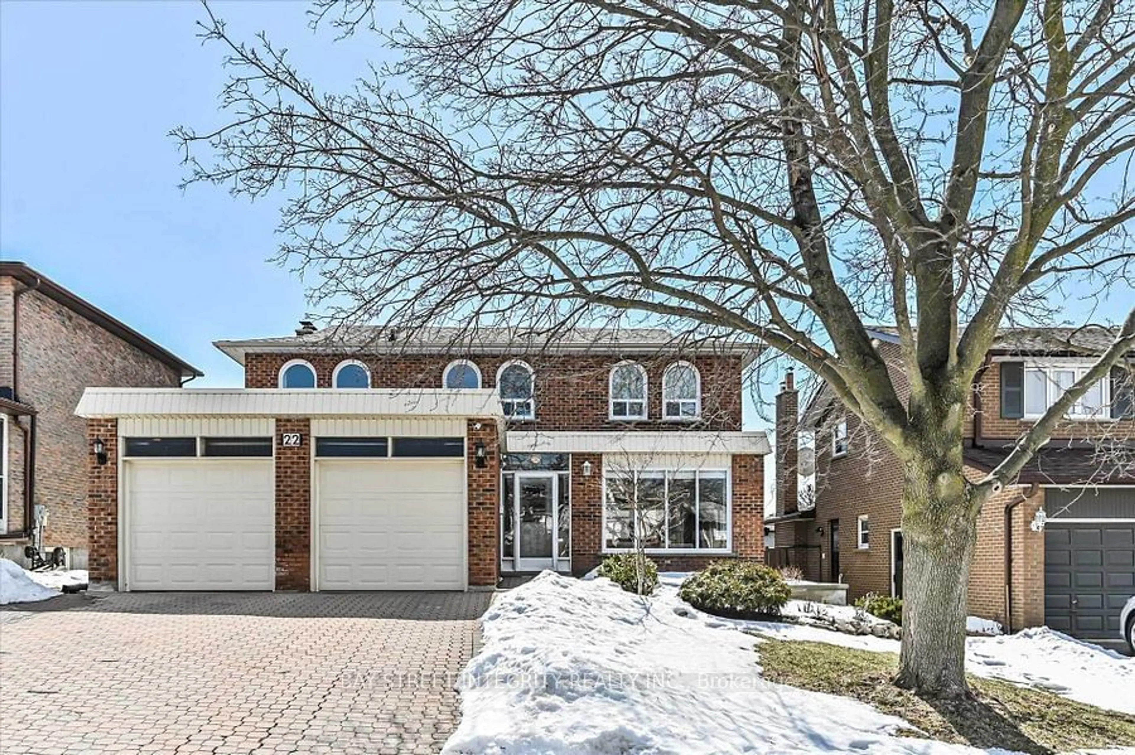 Home with brick exterior material, street for 22 Cliffwood Rd, Toronto Ontario M2H 3G4