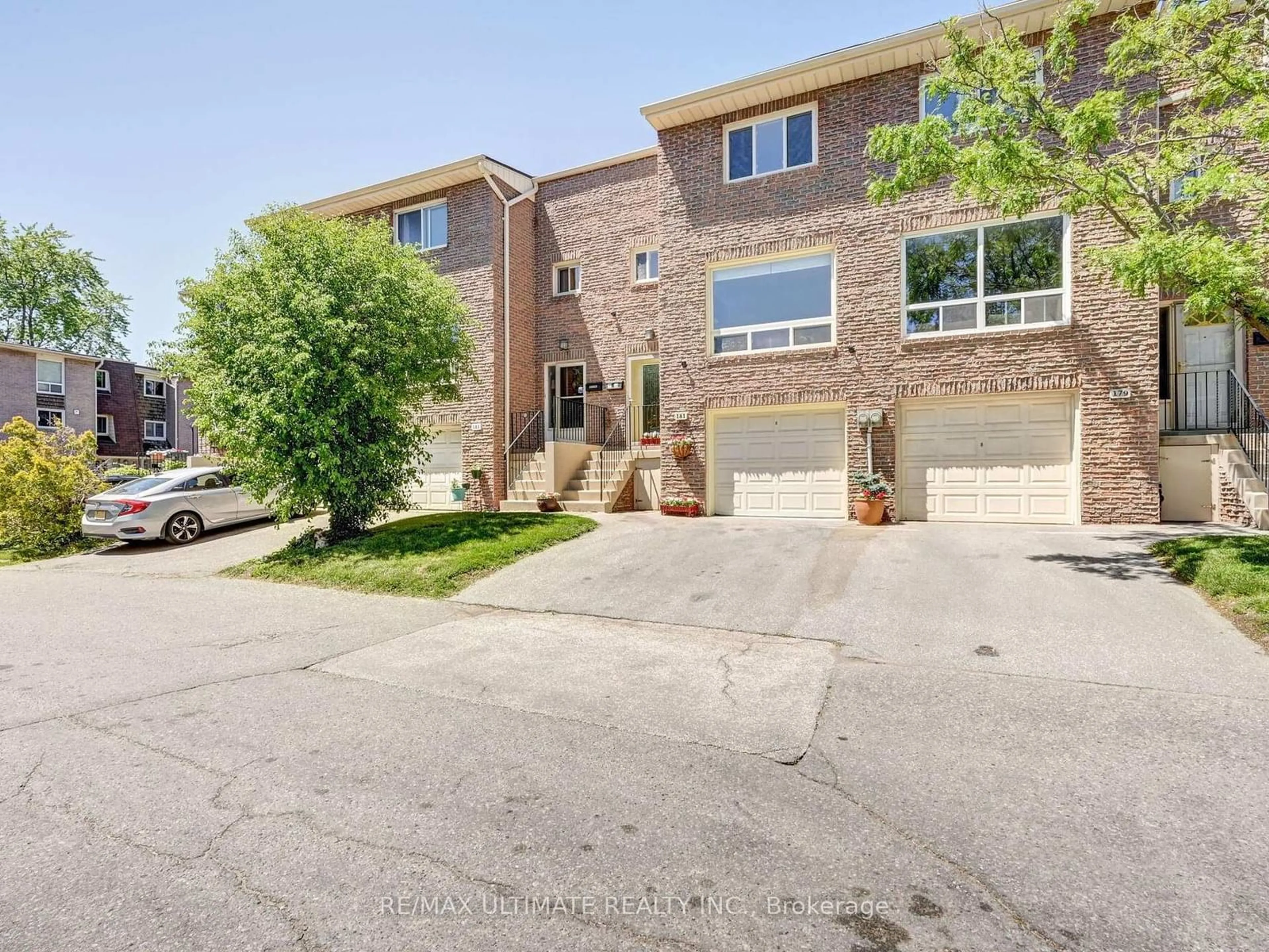 Home with brick exterior material, street for 181 Rusty Crestway Way #181RC, Toronto Ontario M2J 2Y5