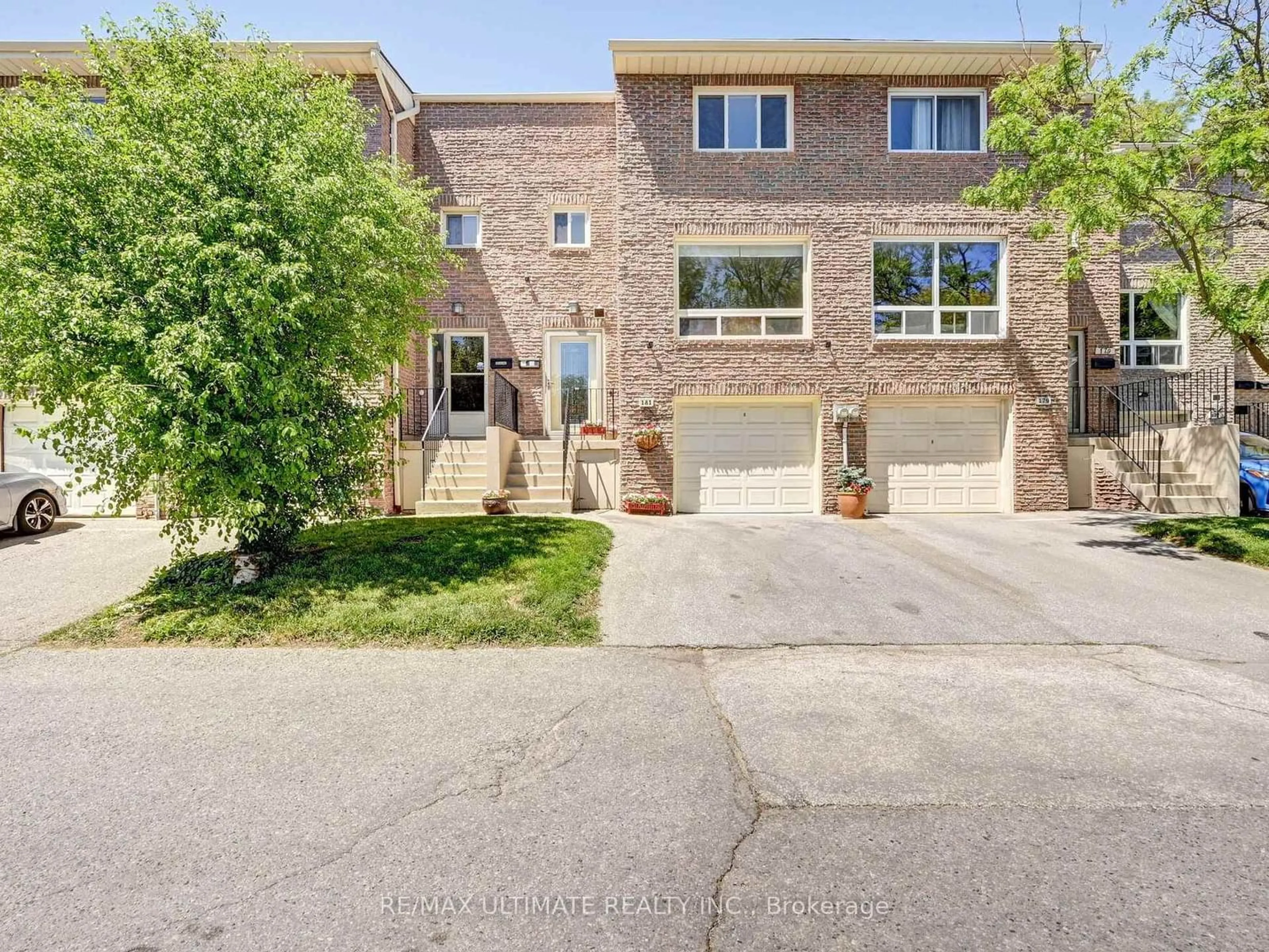 Home with brick exterior material, street for 181 Rusty Crestway Way #181RC, Toronto Ontario M2J 2Y5