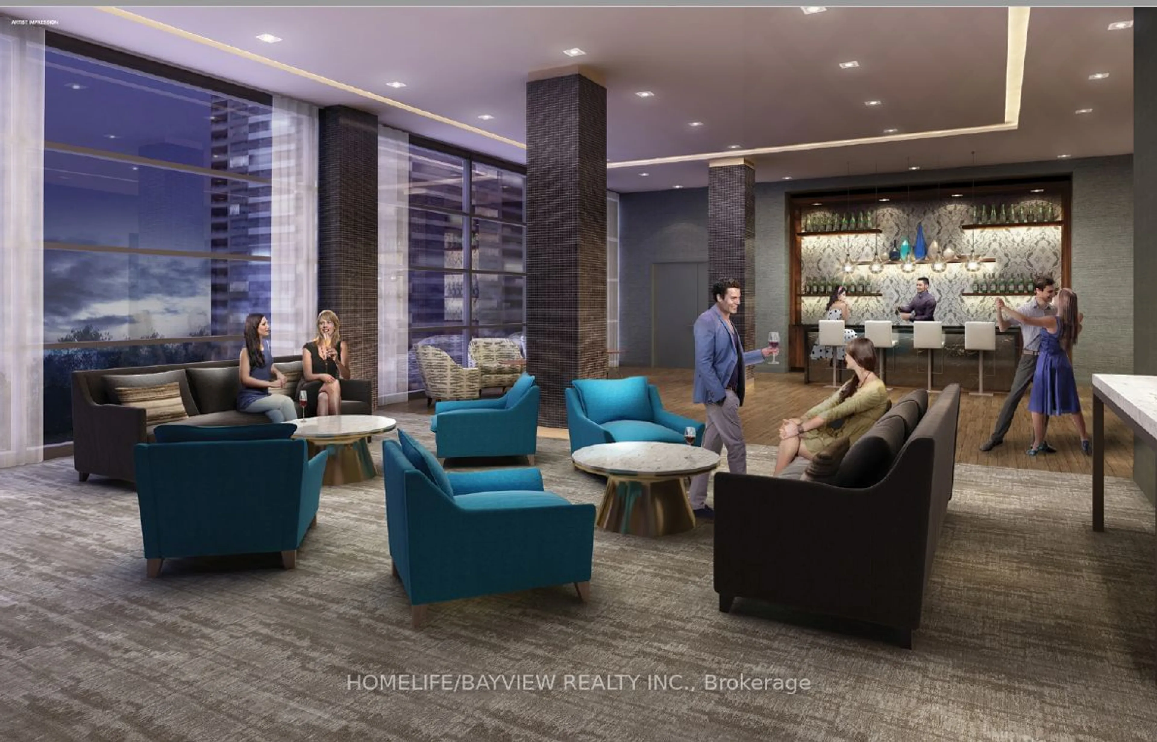 Lobby for 4955 yonge St #916, Toronto Ontario M2N 5N6
