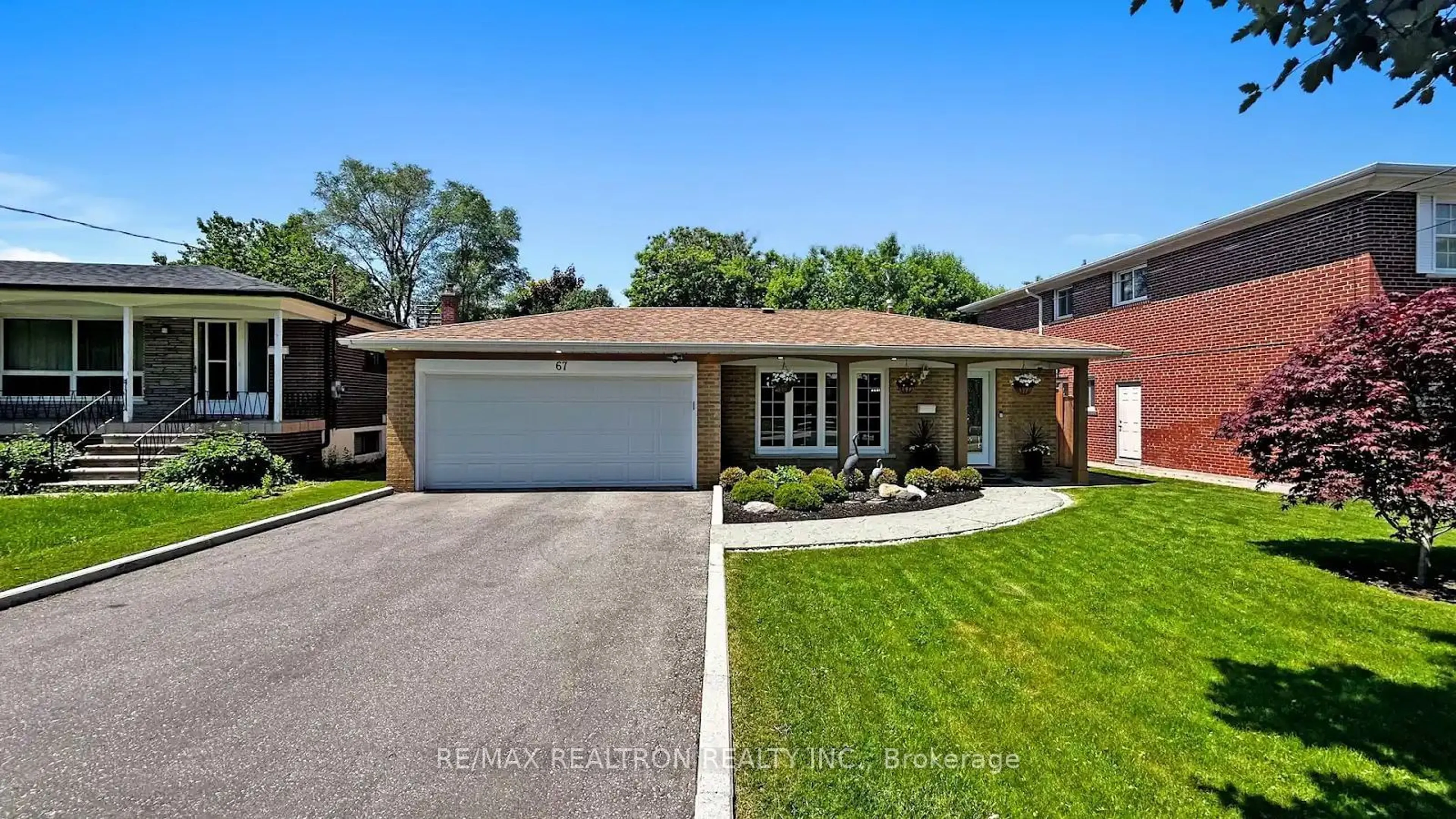 Home with brick exterior material, street for 67 Marathon Cres, Toronto Ontario M2R 2L8