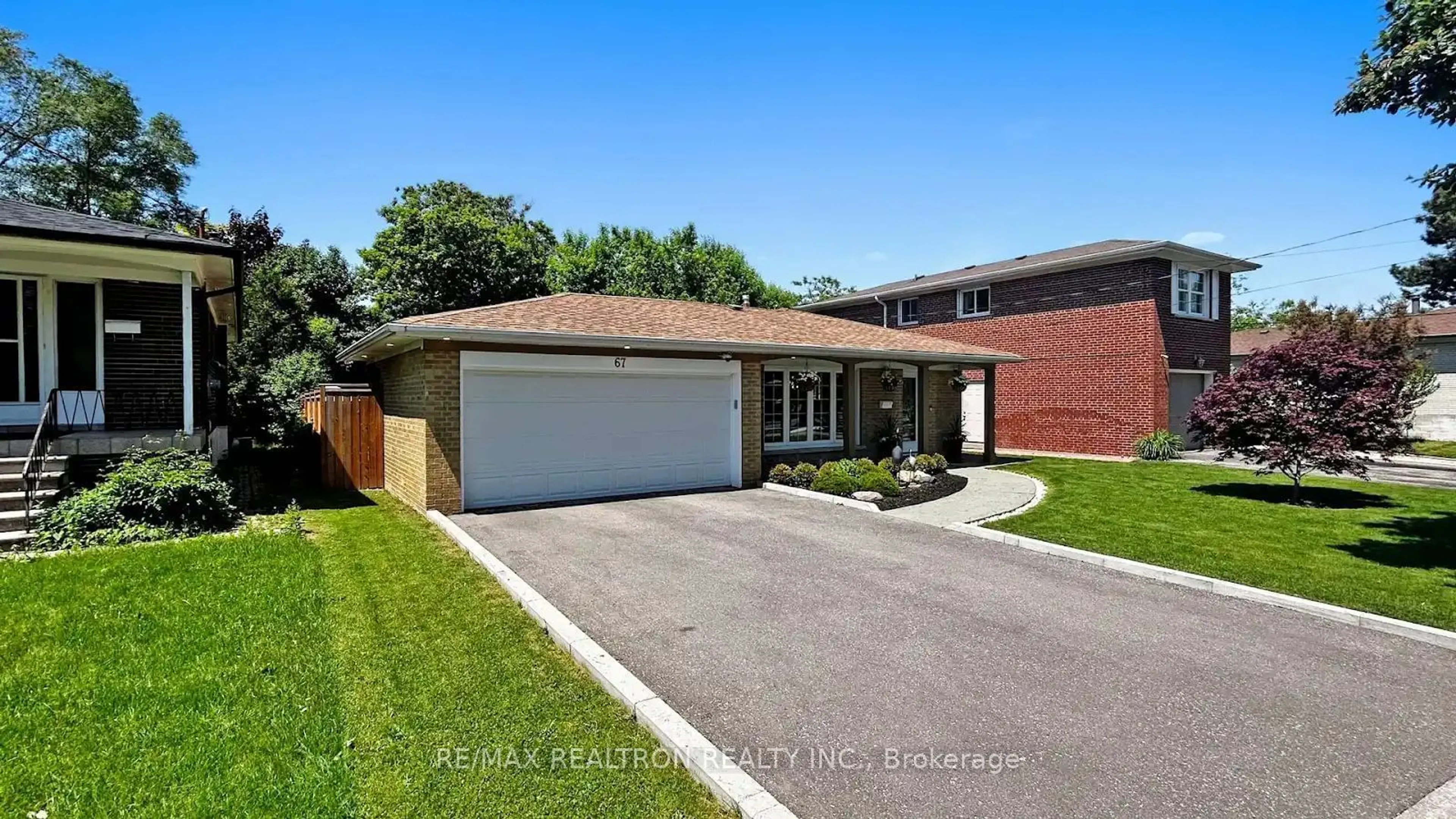 Home with brick exterior material, street for 67 Marathon Cres, Toronto Ontario M2R 2L8